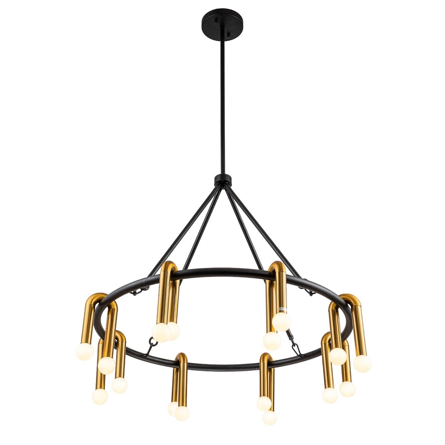 Melt 1 Brushed Brass Pendant Light
