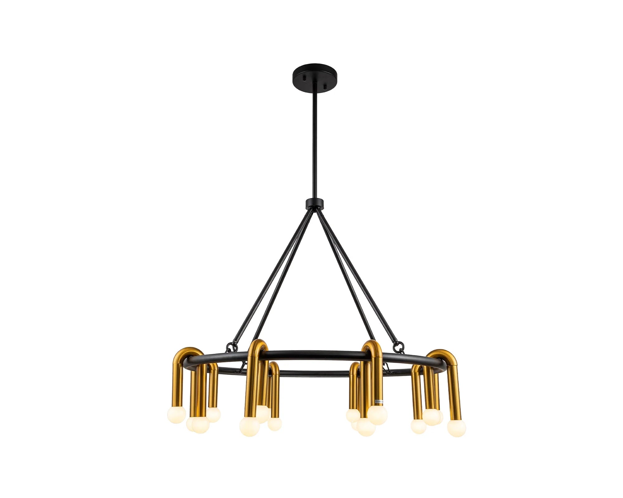 Melt 1 Brushed Brass Pendant Light