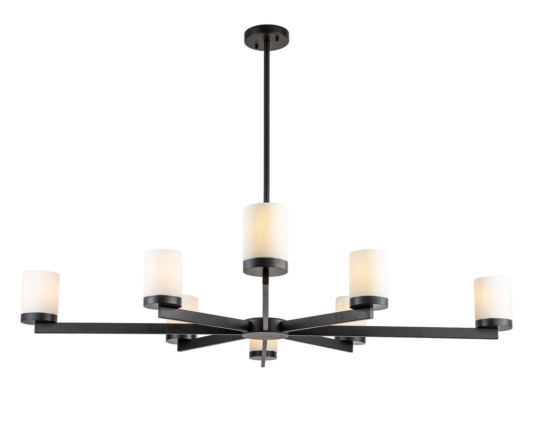 Olina White Alabaster Effect Pendant Light