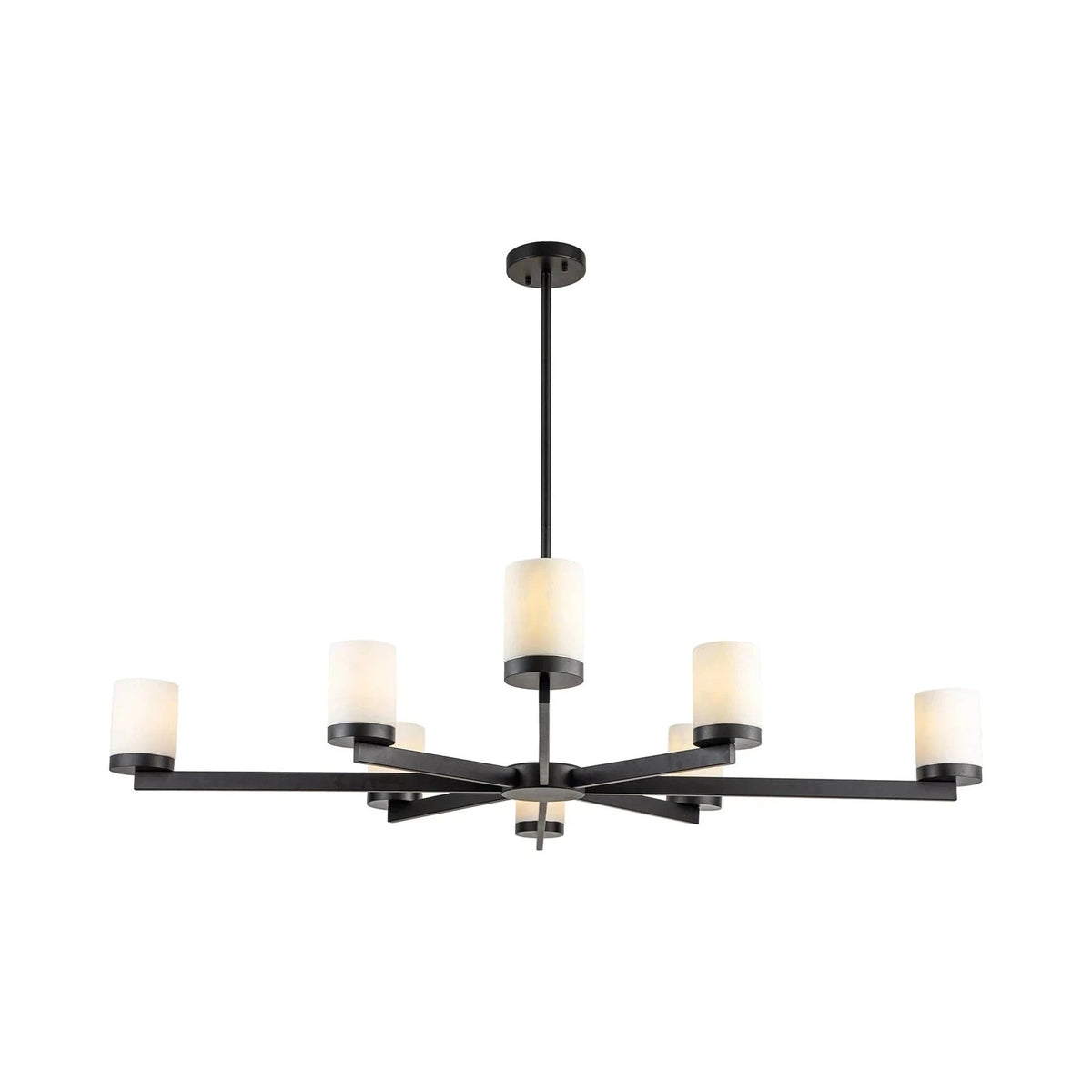 Olina White Alabaster Effect Pendant Light
