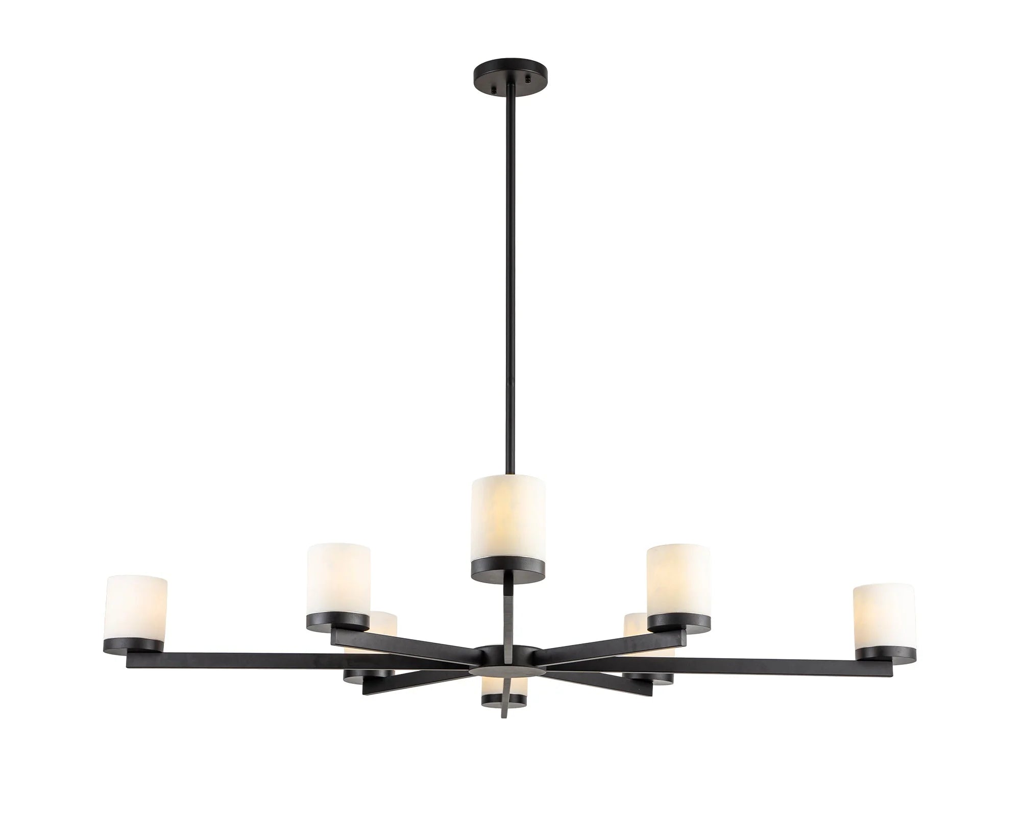 Olina White Alabaster Effect Pendant Light