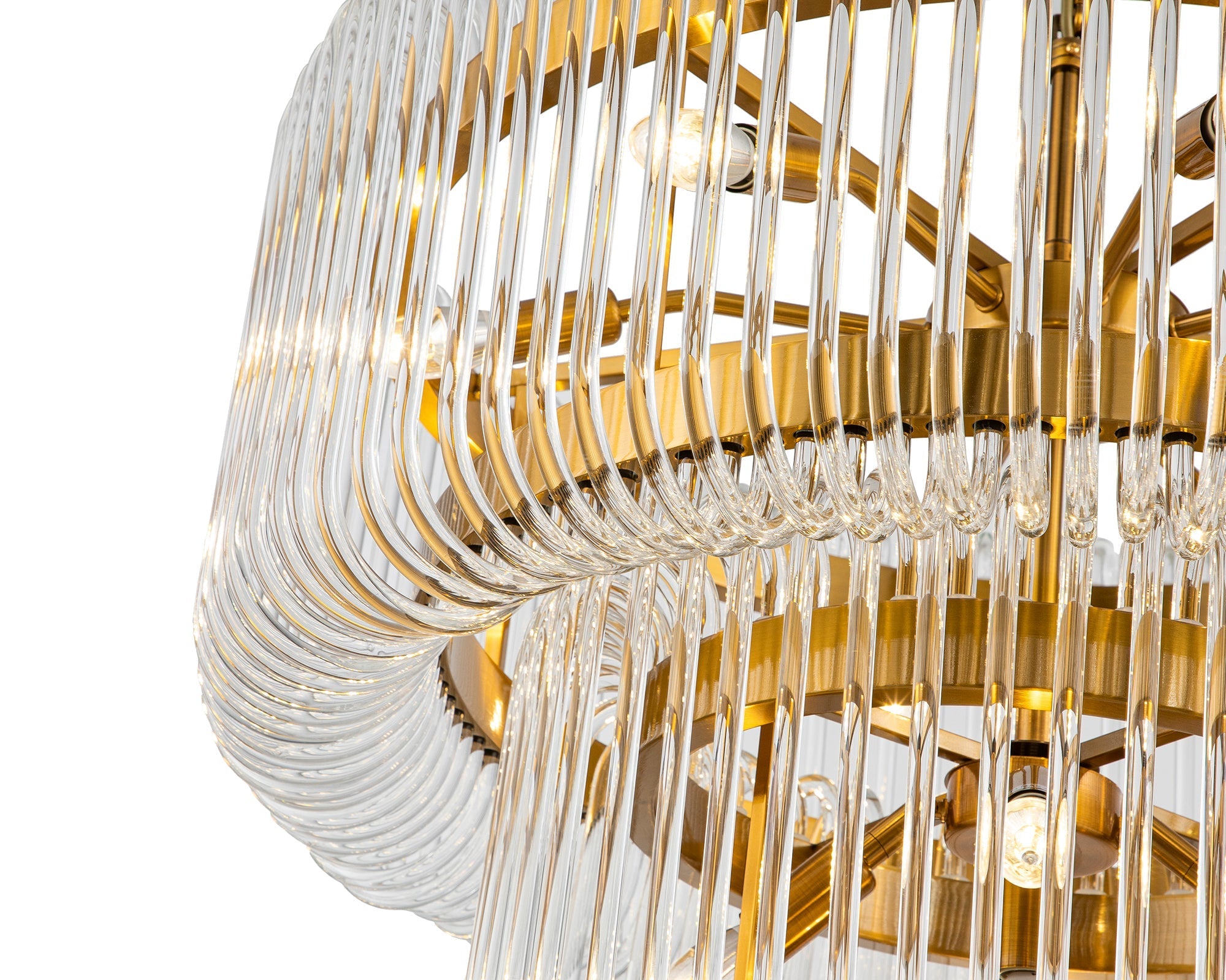 Mist Tall Pendant Lamp - Brushed Brass