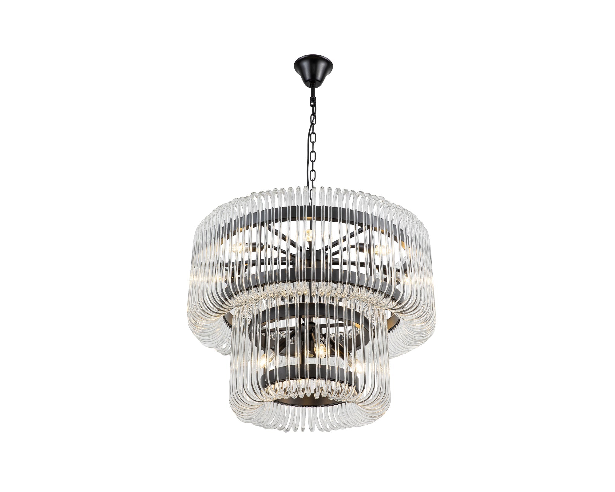 Mist Tall Pendant Lamp - Matt Black