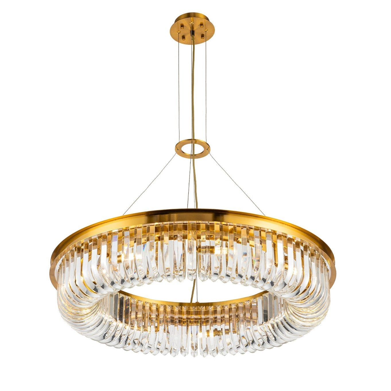 Nimbus Brushed Brass Pendant Light