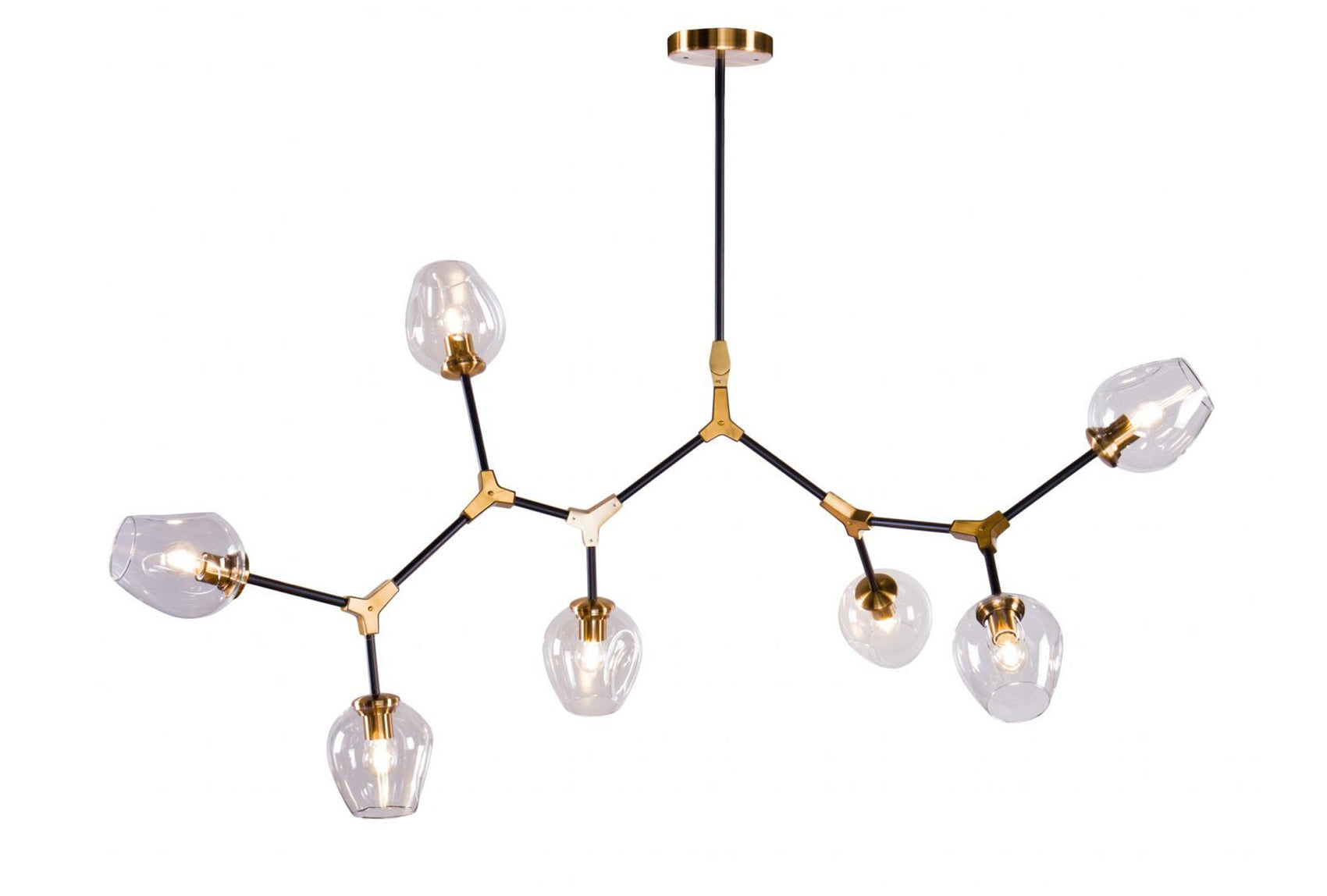 Orbital Bronze & Black Pendant Light