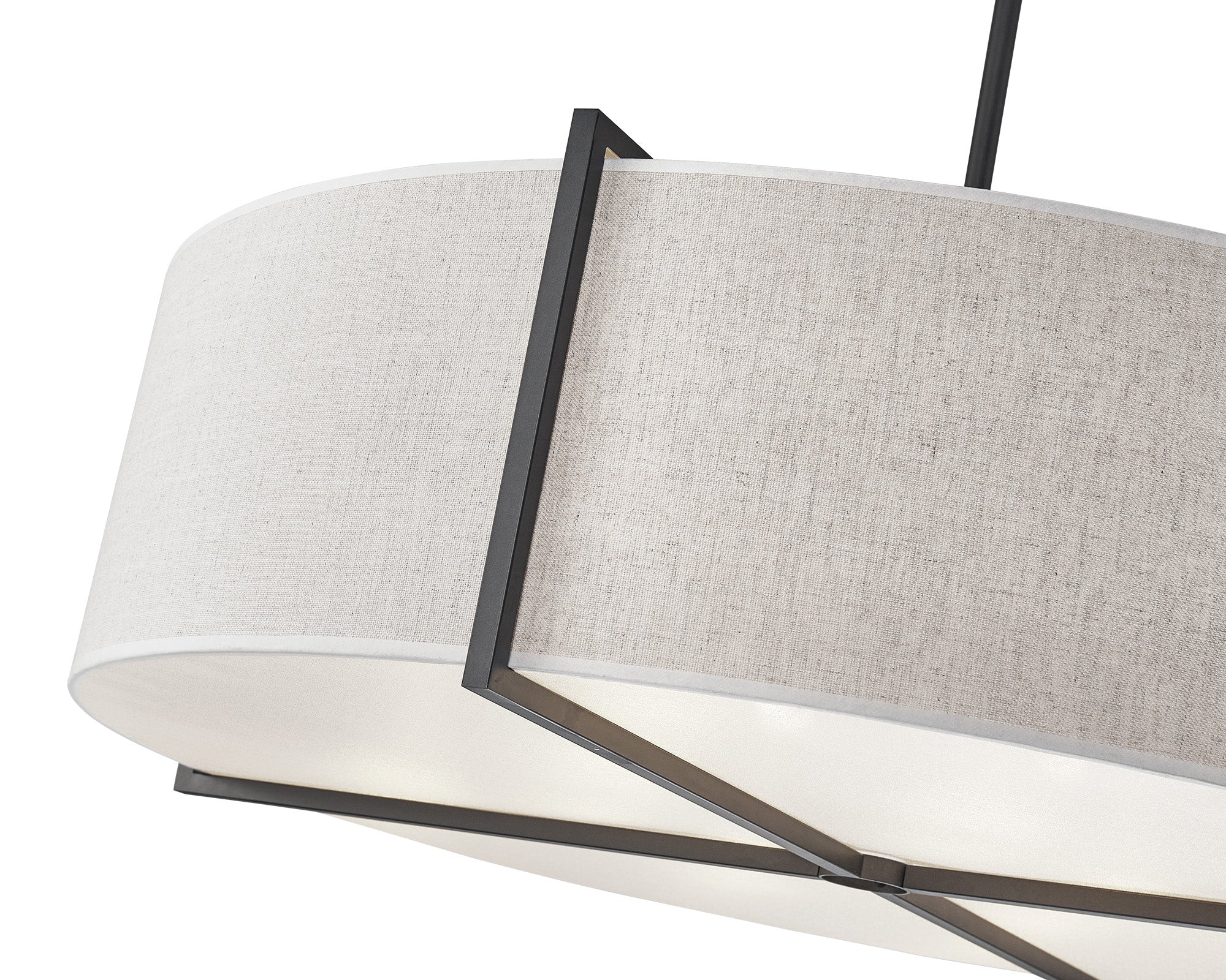 Sanderson Pendant Lamp Medium - Beige Linen