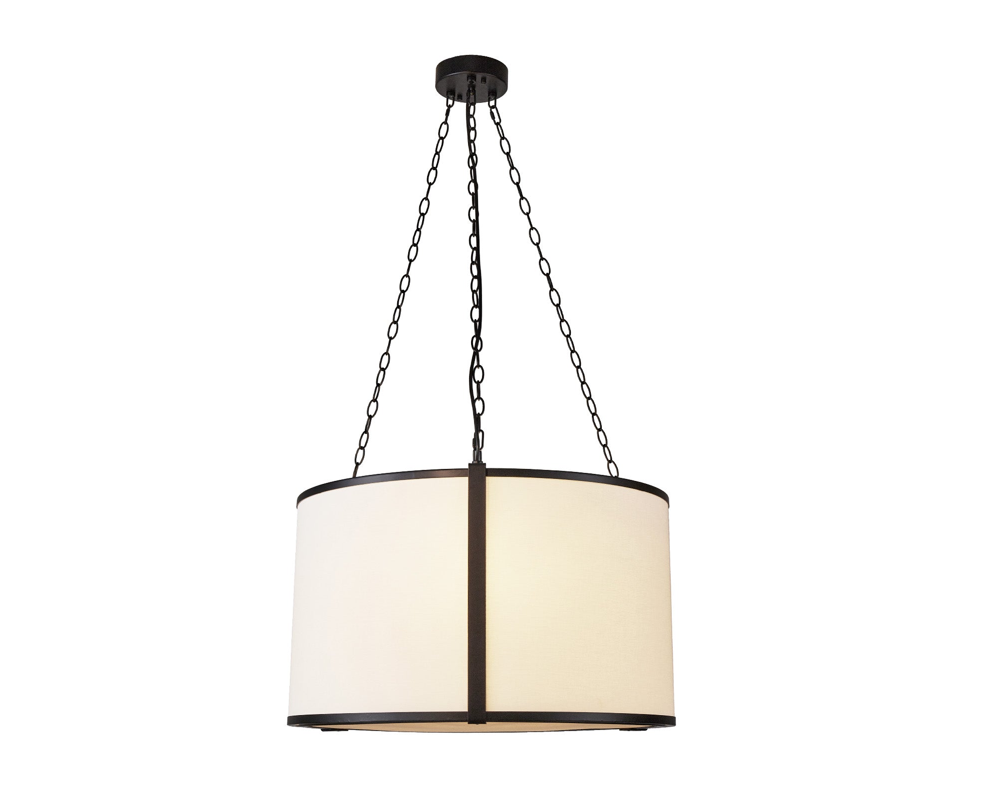 Baltimore Pendant Light - White Linen