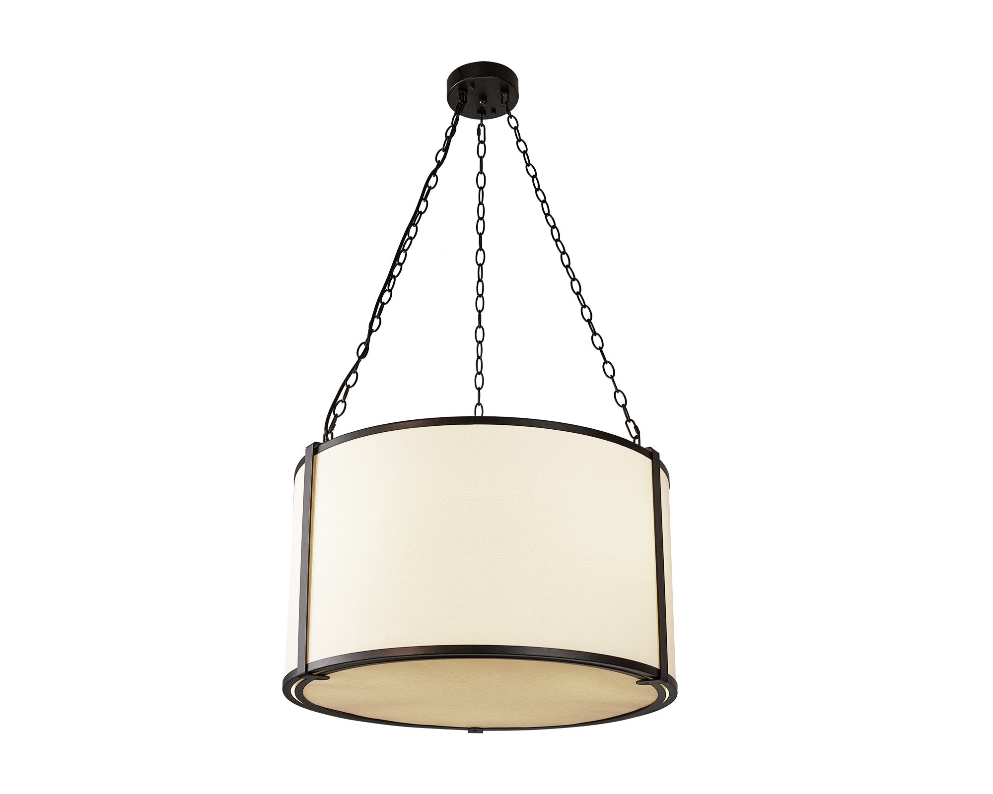 Baltimore Pendant Light - White Linen