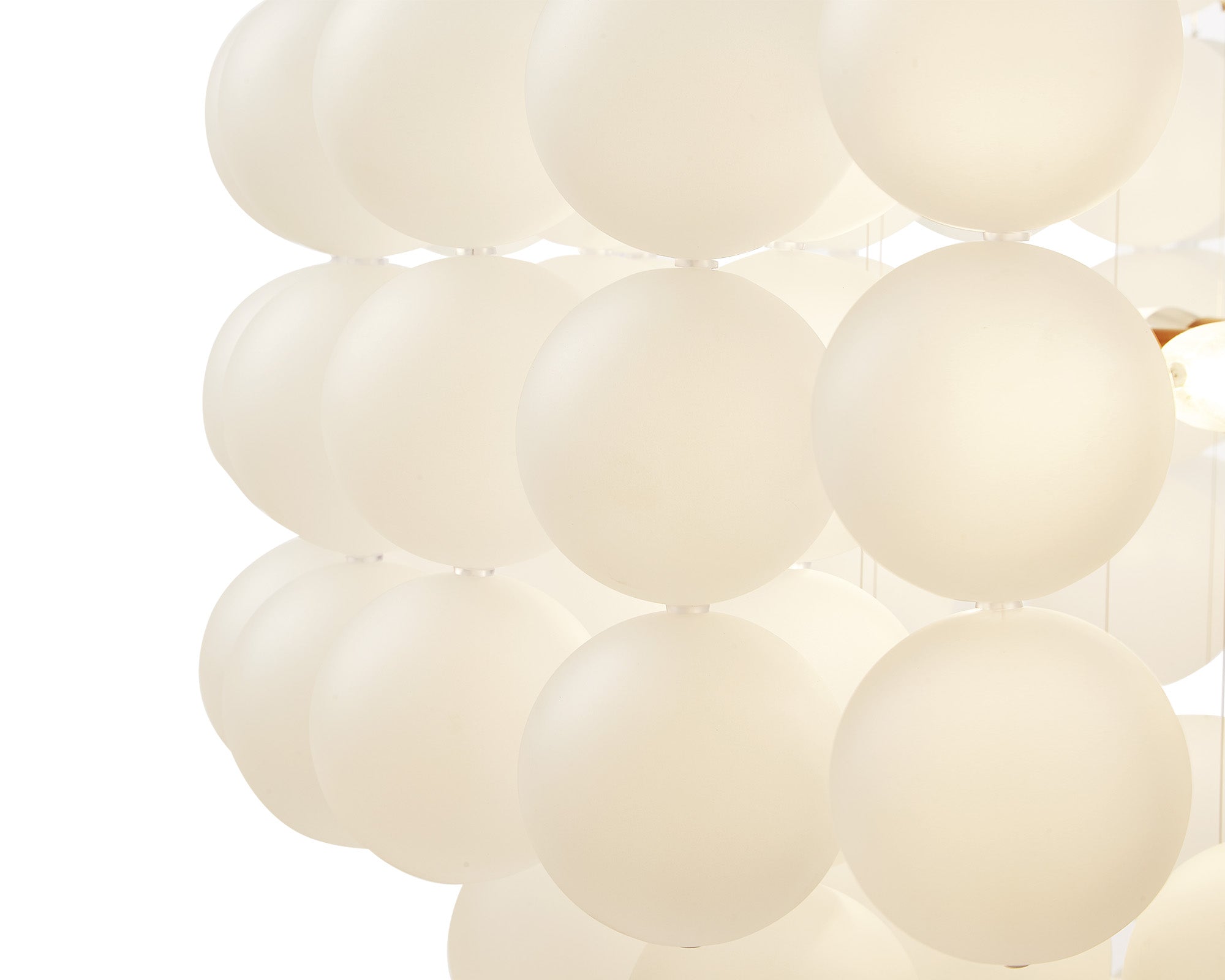 Moon Chandelier - Antique Brushed Brass