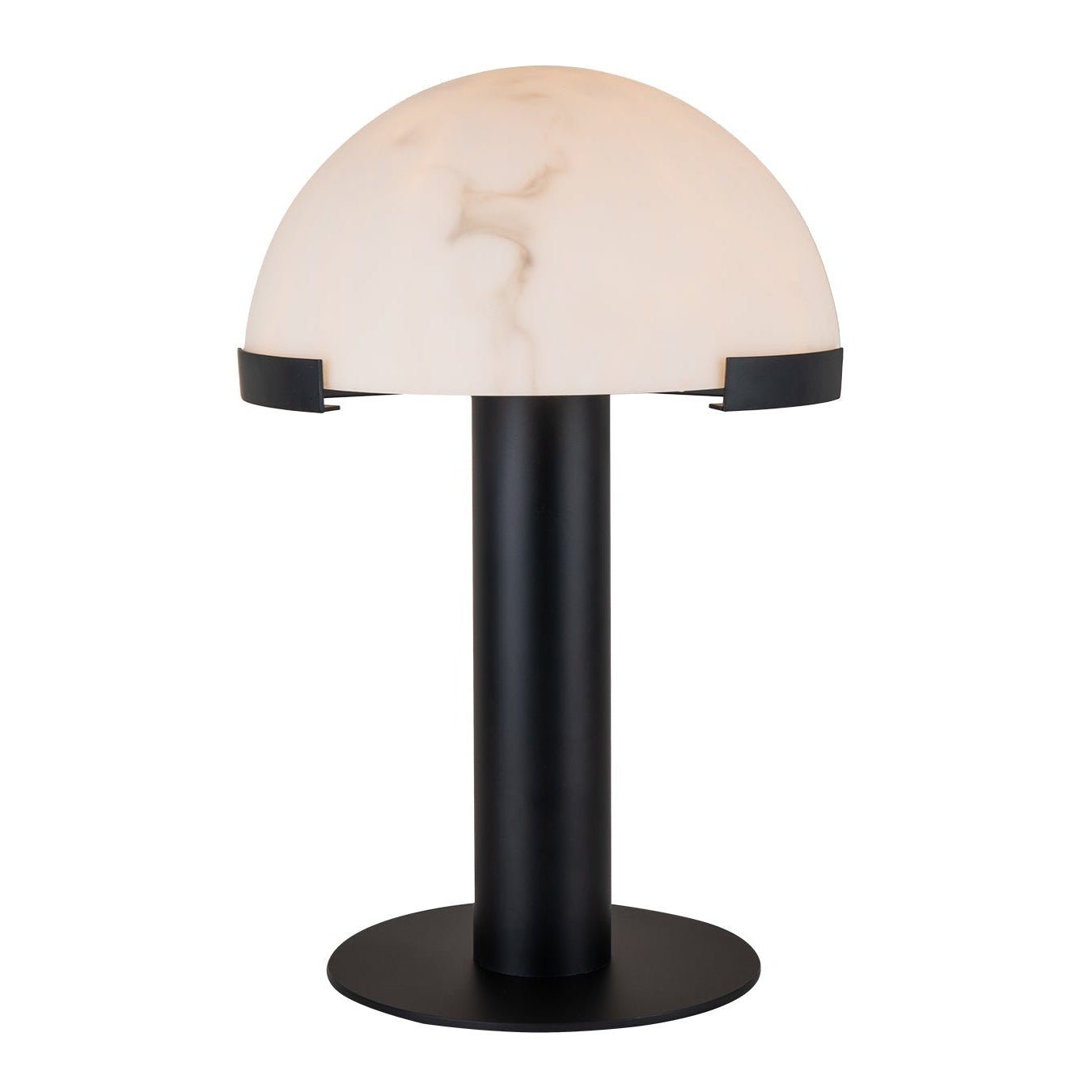 Holmes Matt Black & Marble Table Lamp
