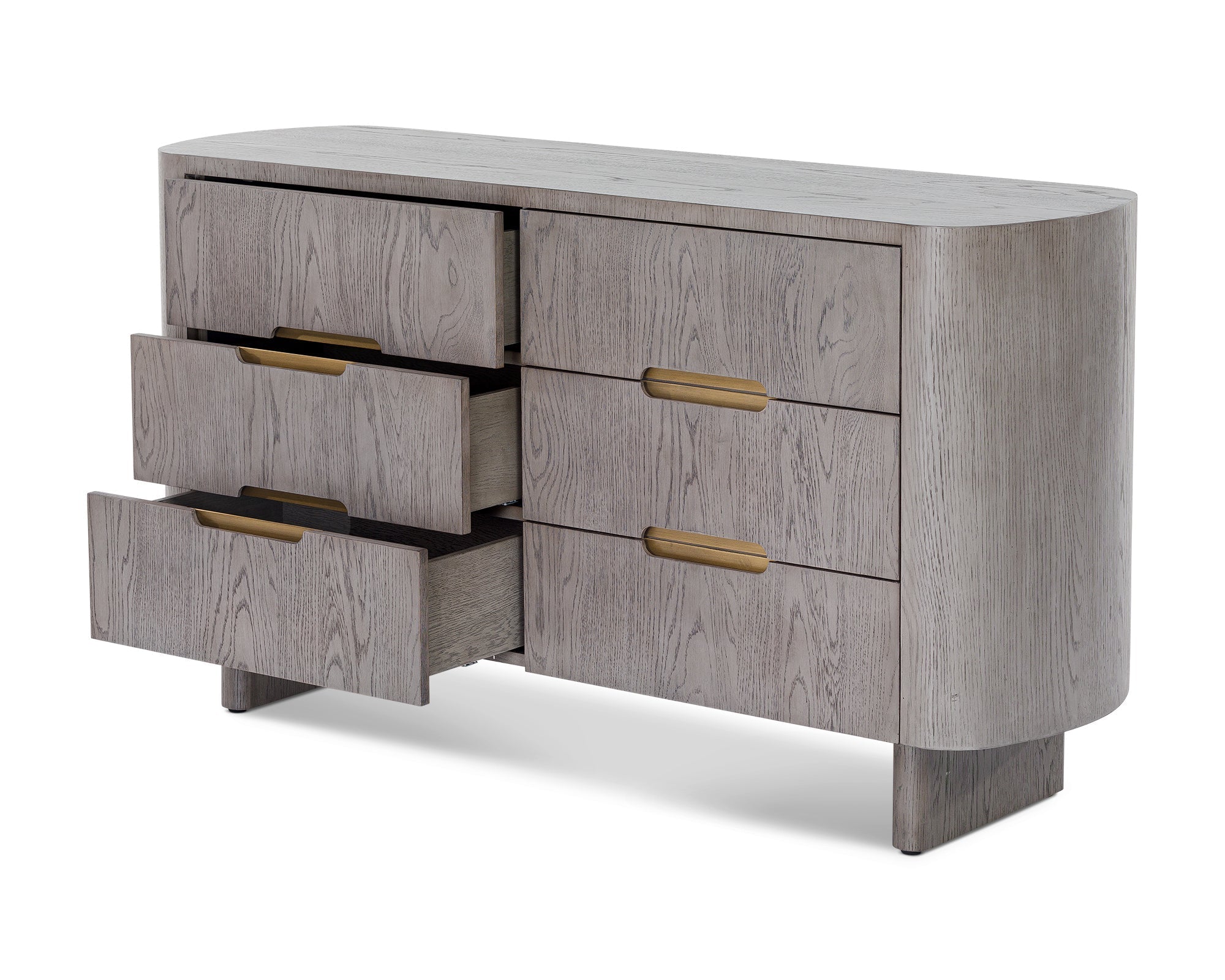 Lettos Chest Of Drawers - Silver Black Oak