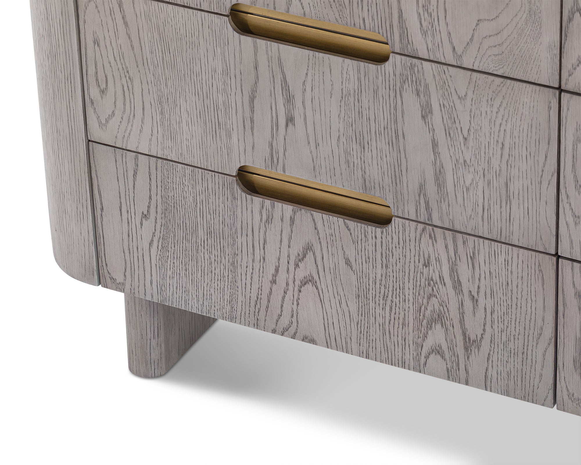 Lettos Chest Of Drawers - Silver Black Oak