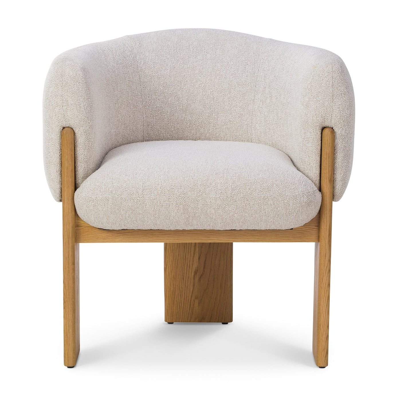 Lucca Bilma Sand Boucle Dining Chair