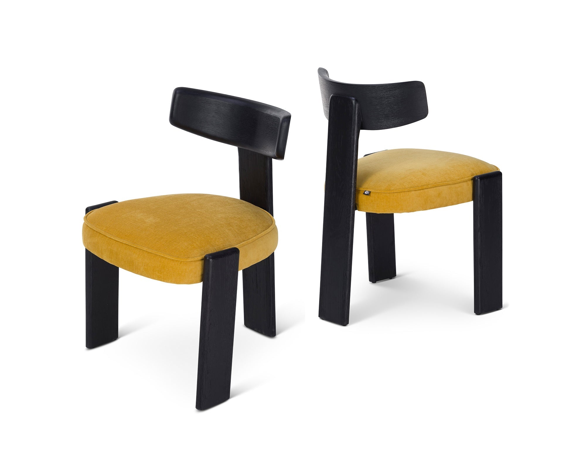 Set of 2 Albi Dining Chairs - Morgan Ochre