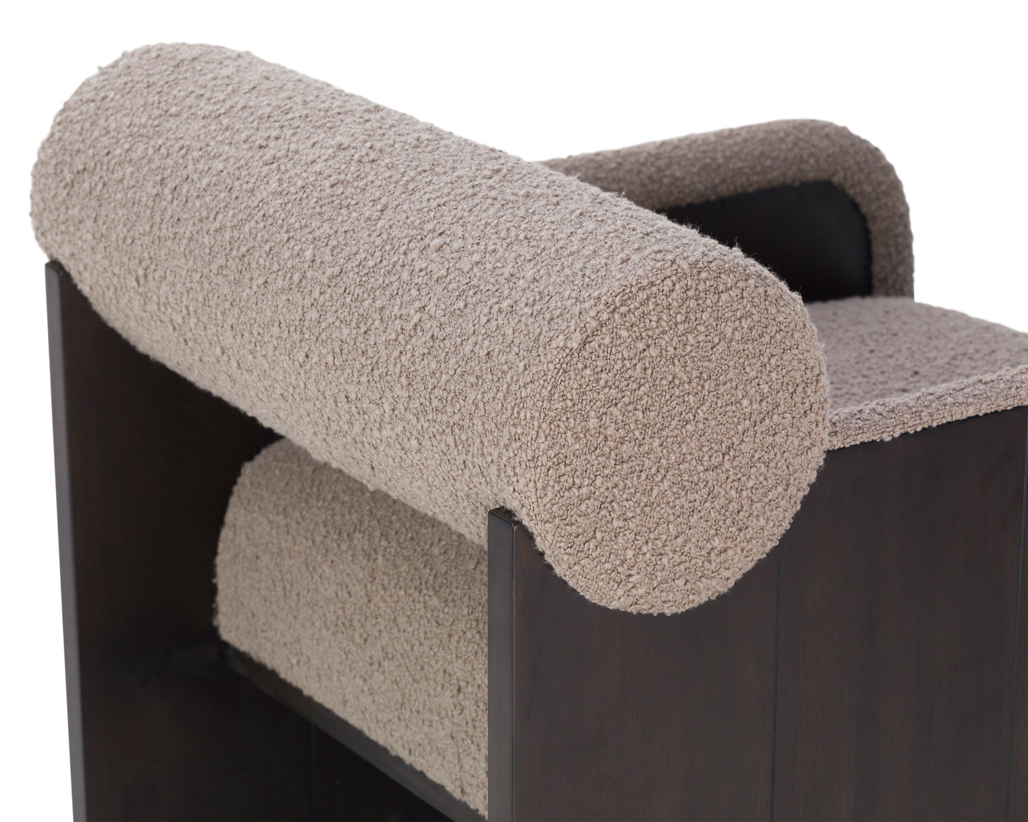 Elis Armchair - Beverly Boucle Espresso