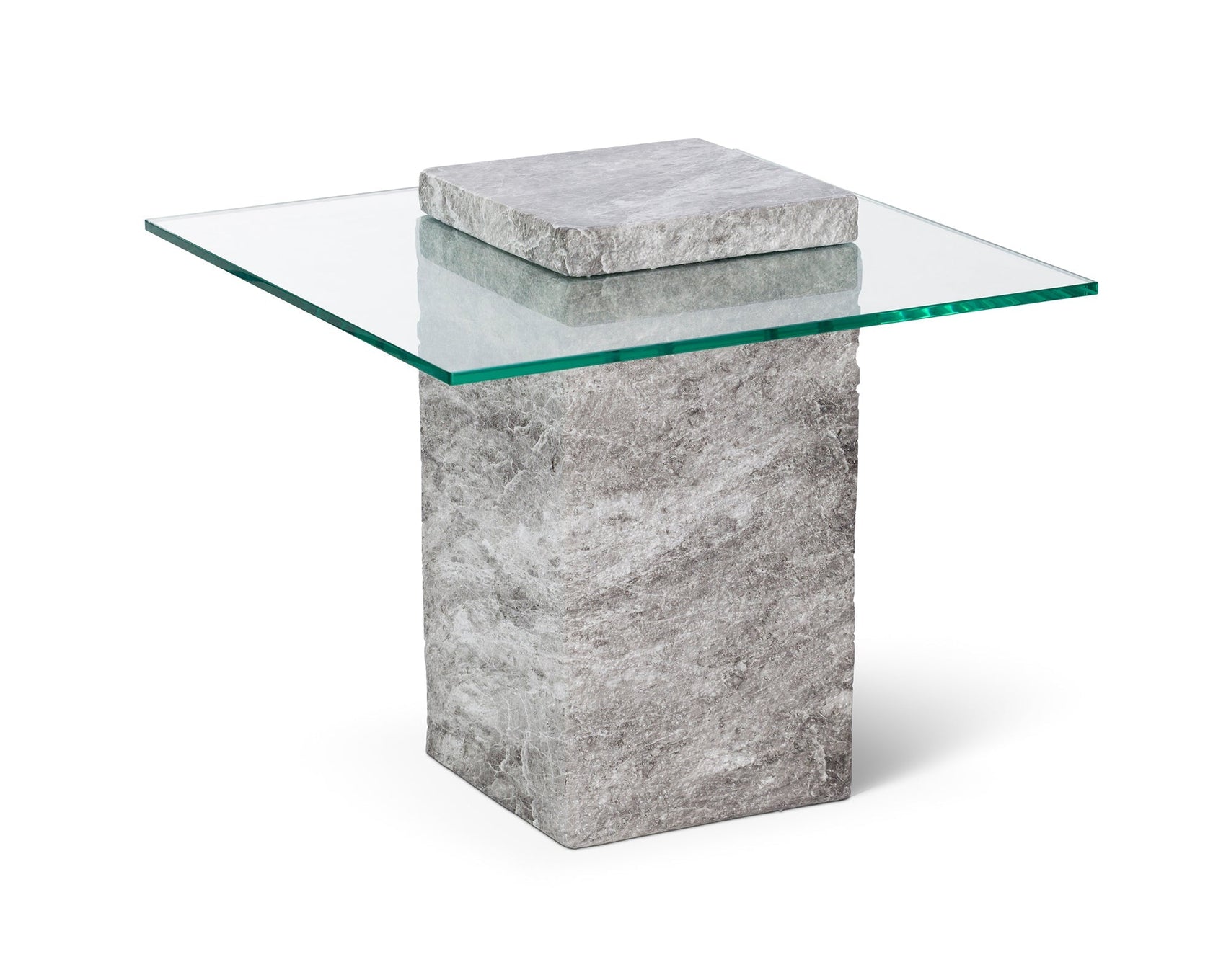 Rock Grey Marble Side Table