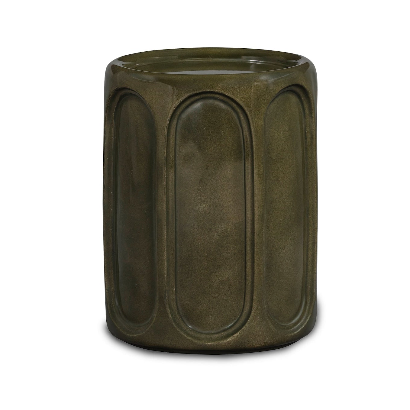 Oka Olive Glazed Side Table