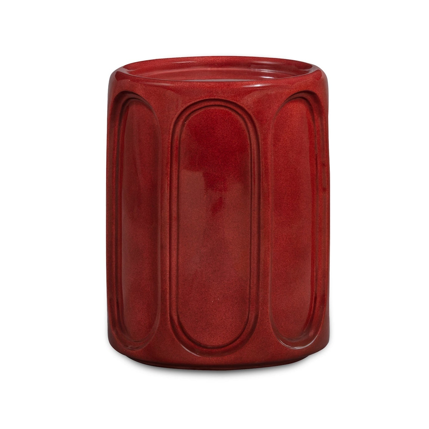 Oka Rust Glazed Side Table