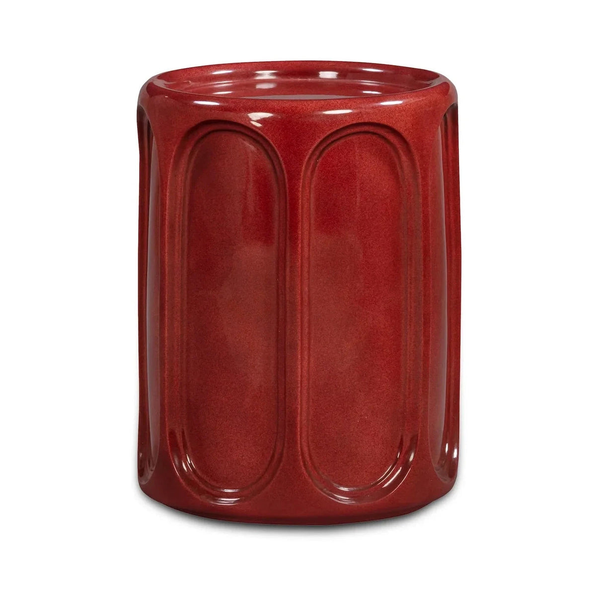 Oka Rust Glazed Side Table