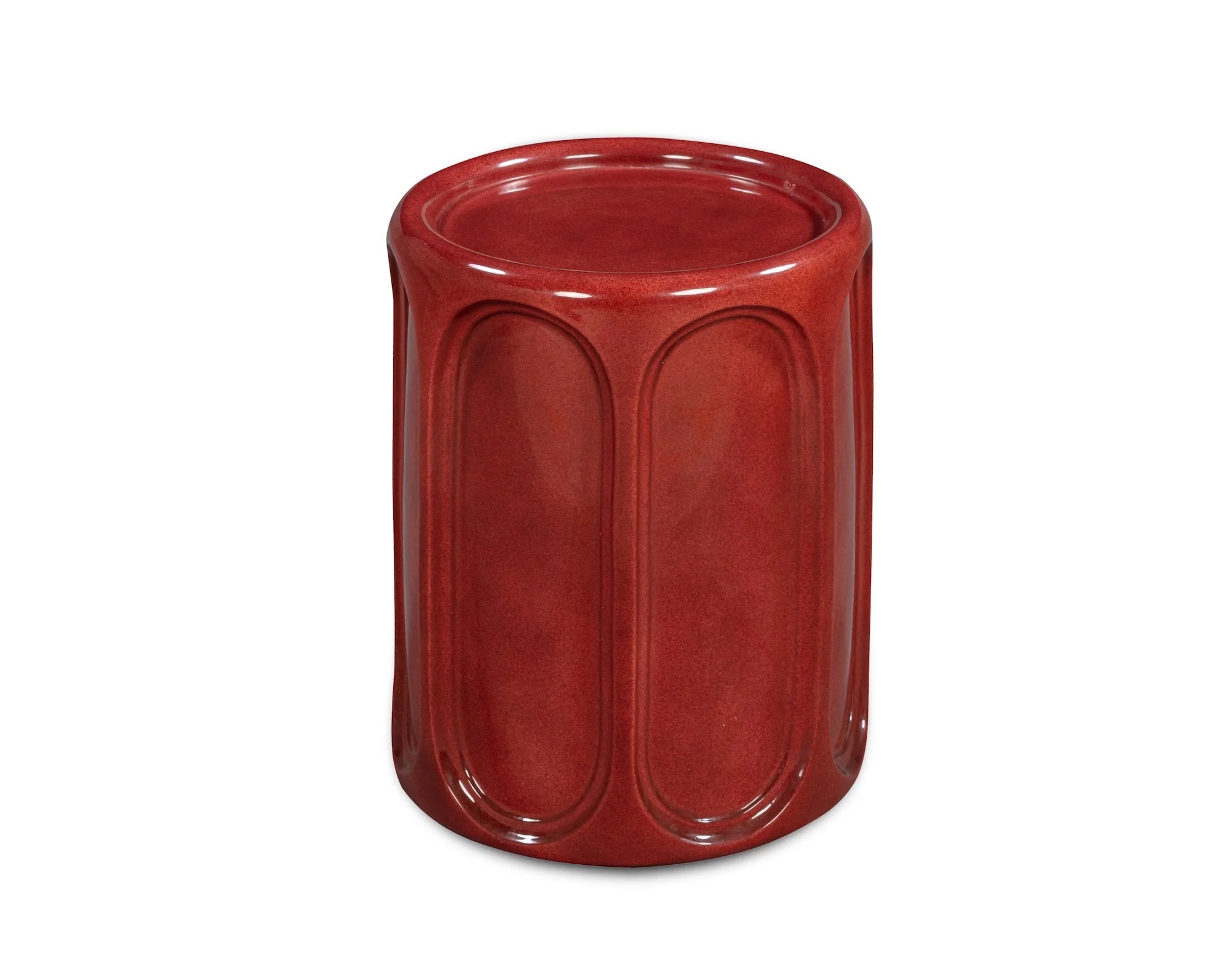 Oka Rust Glazed Side Table