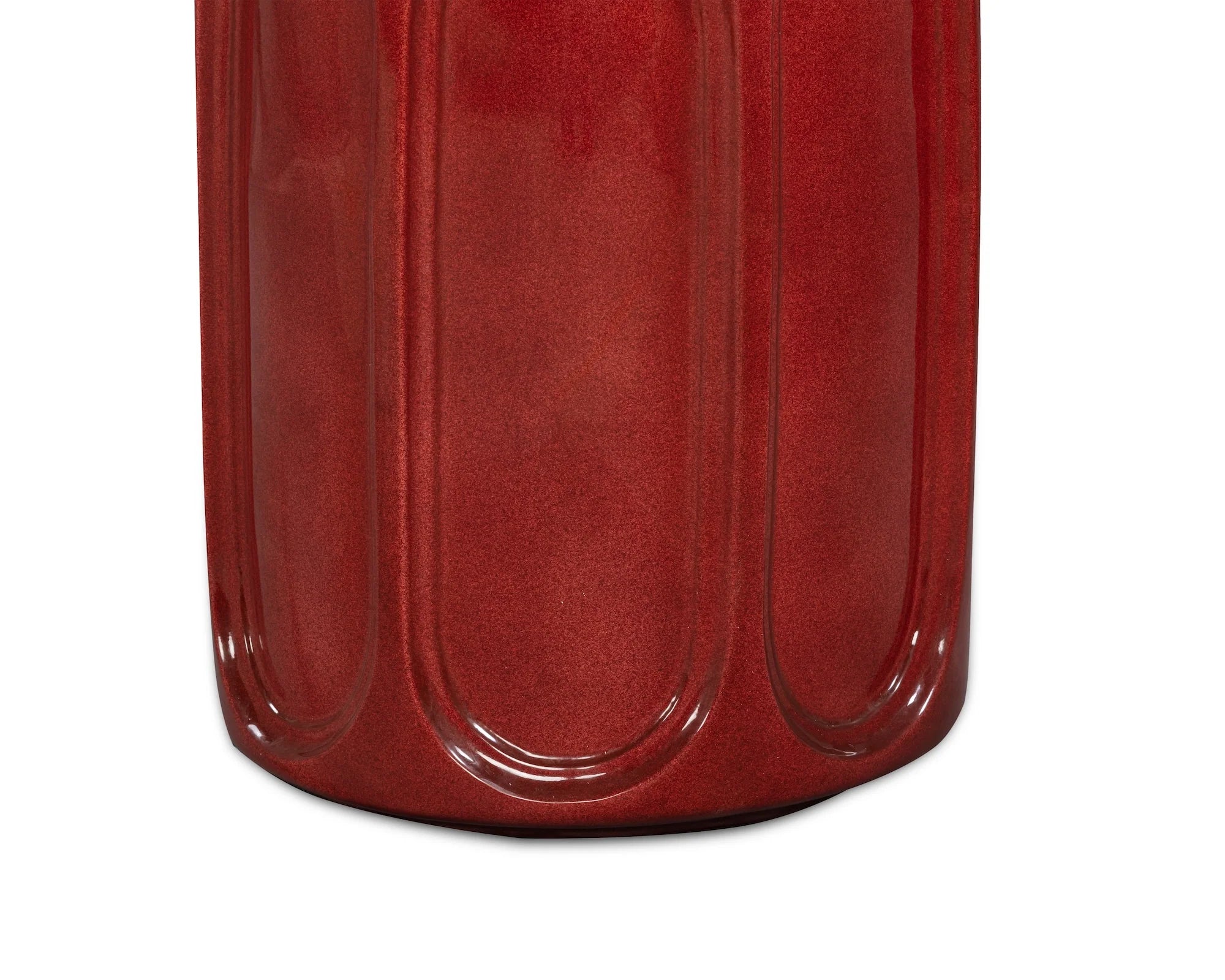 Oka Rust Glazed Side Table