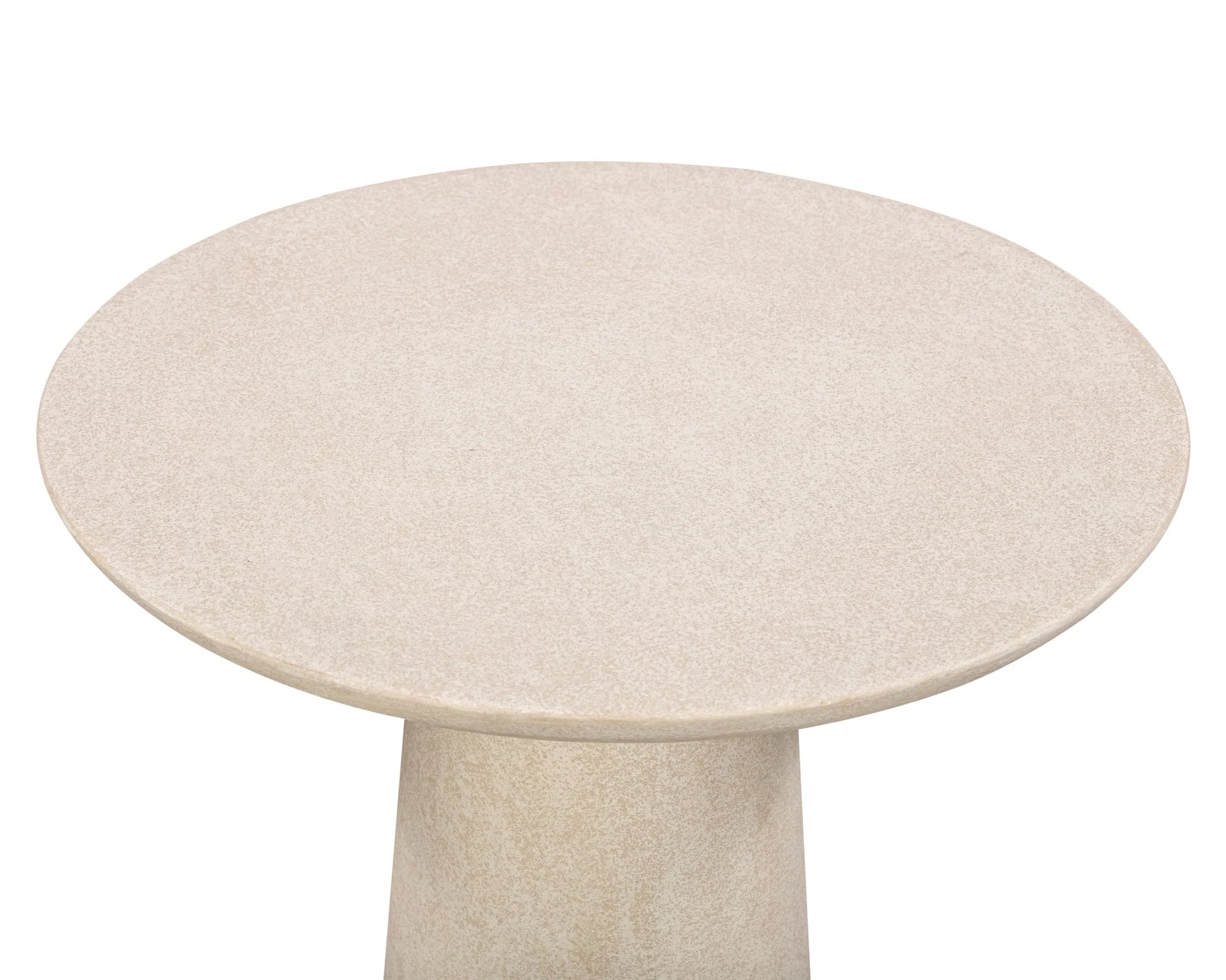 Porter Ivory Stucco Side Table