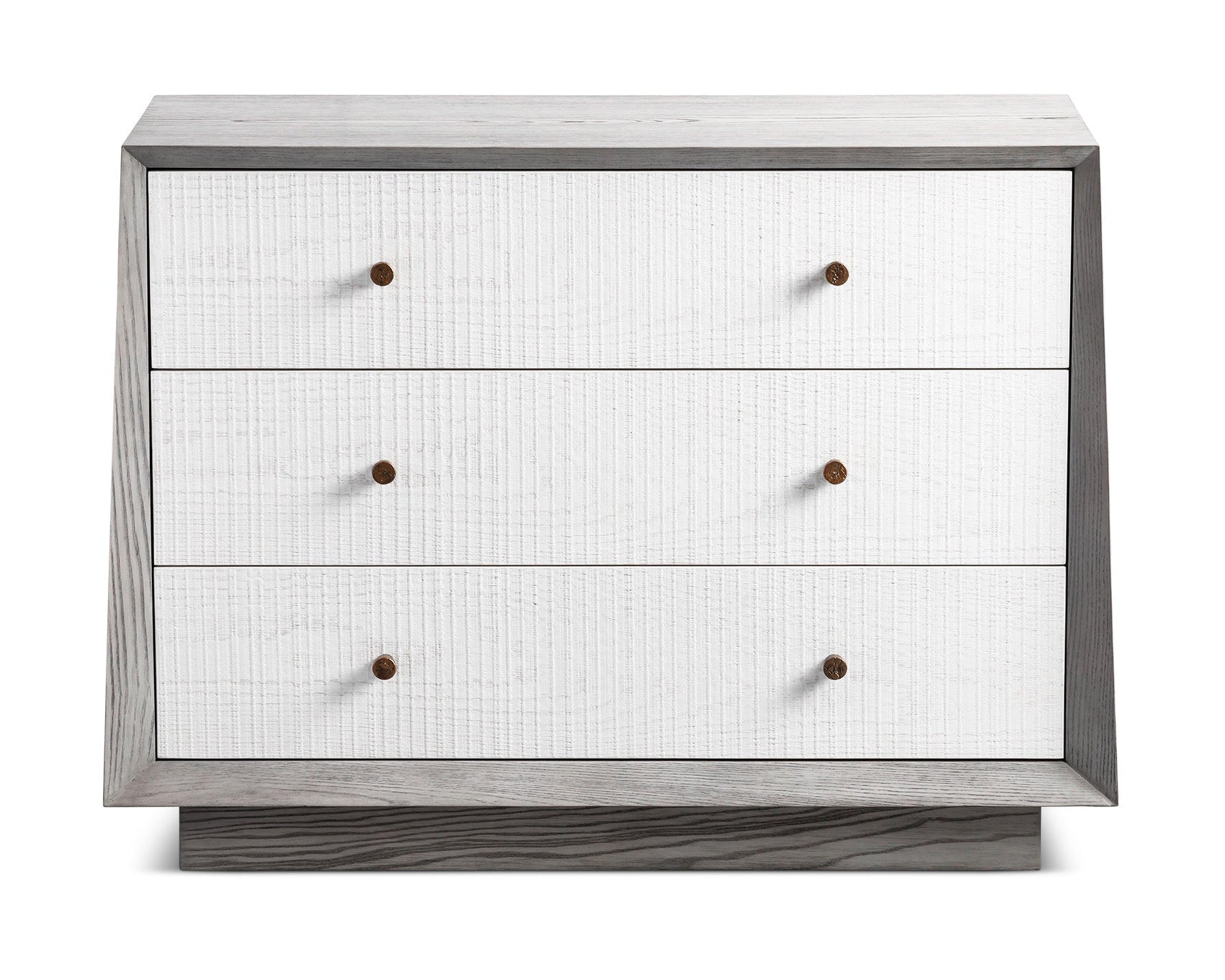 Otilia Silver Grey & Saw Cut Chest of Drawers