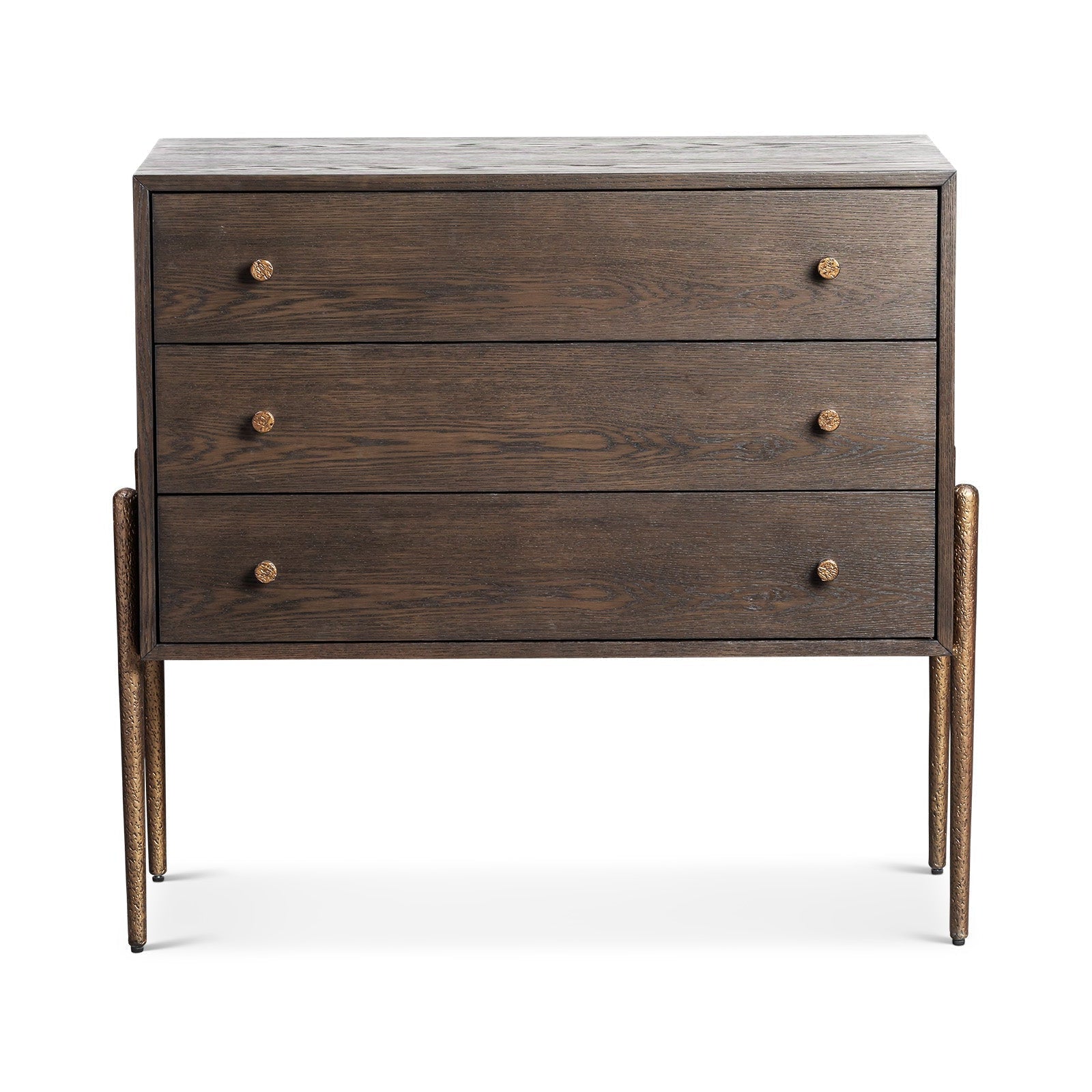 Nella Dark Brushed Brown Chest of Drawers