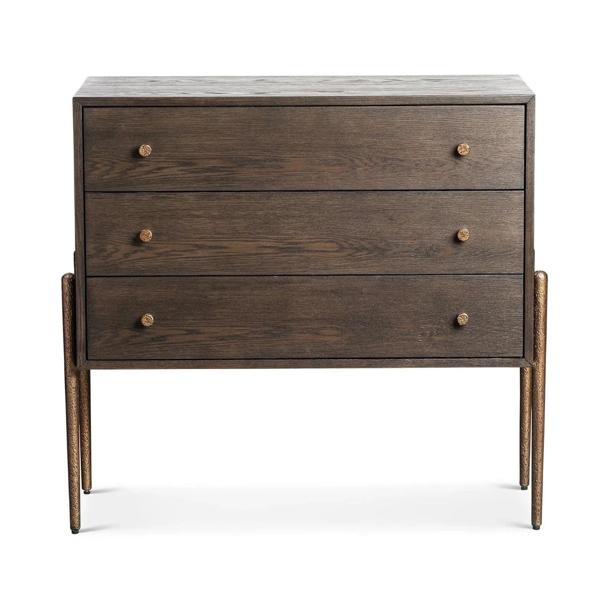 Nella Dark Brushed Brown Chest of Drawers
