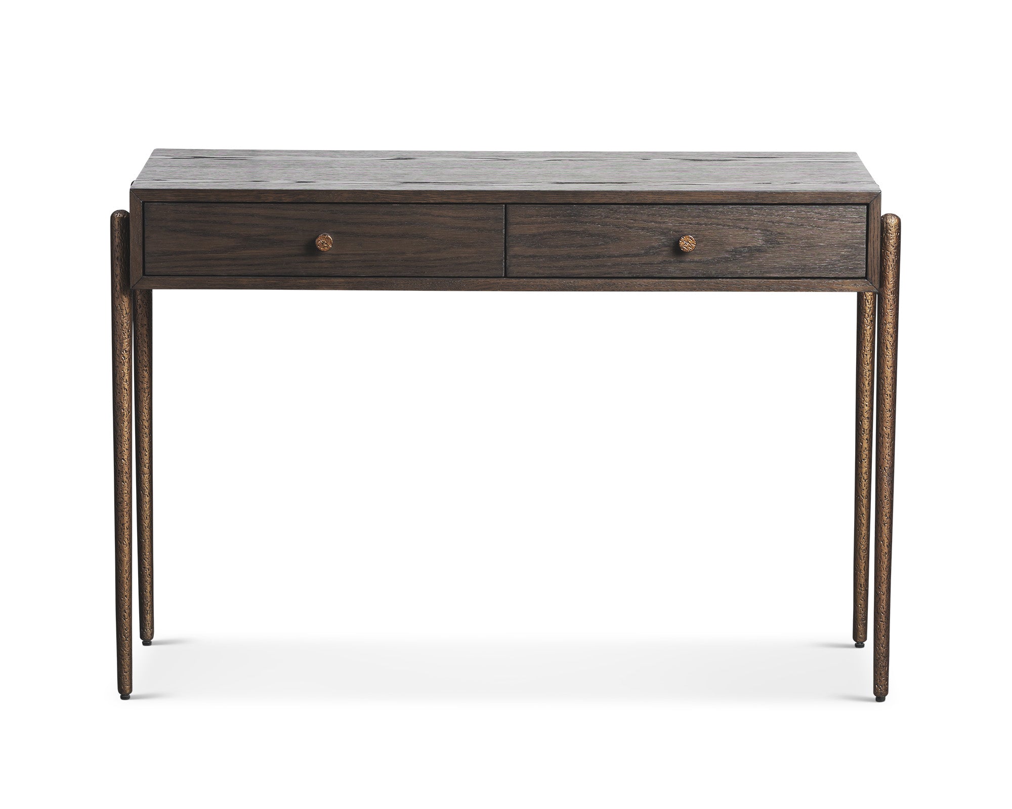 Nella Console Table - Dark Brushed Brown