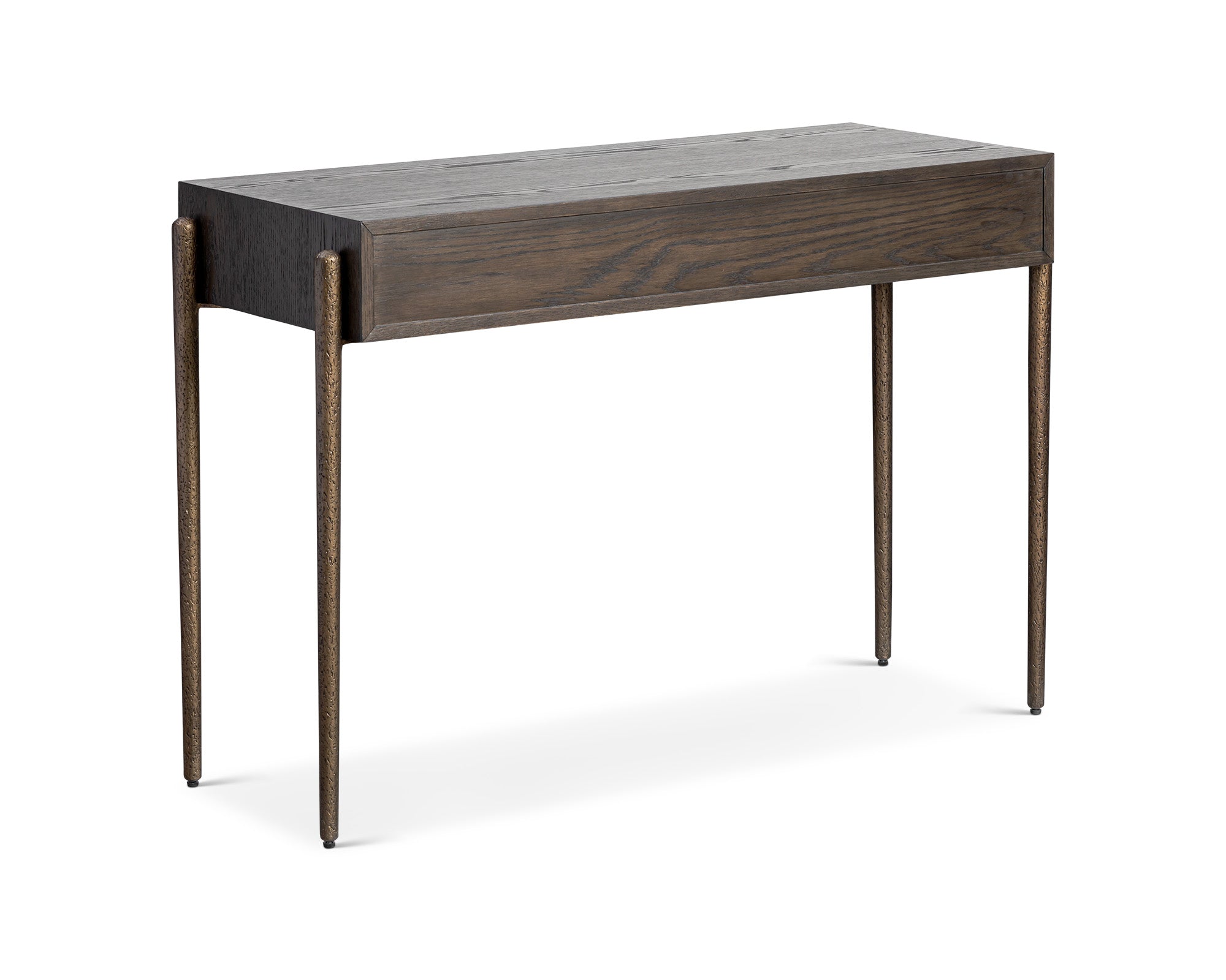Nella Console Table - Dark Brushed Brown