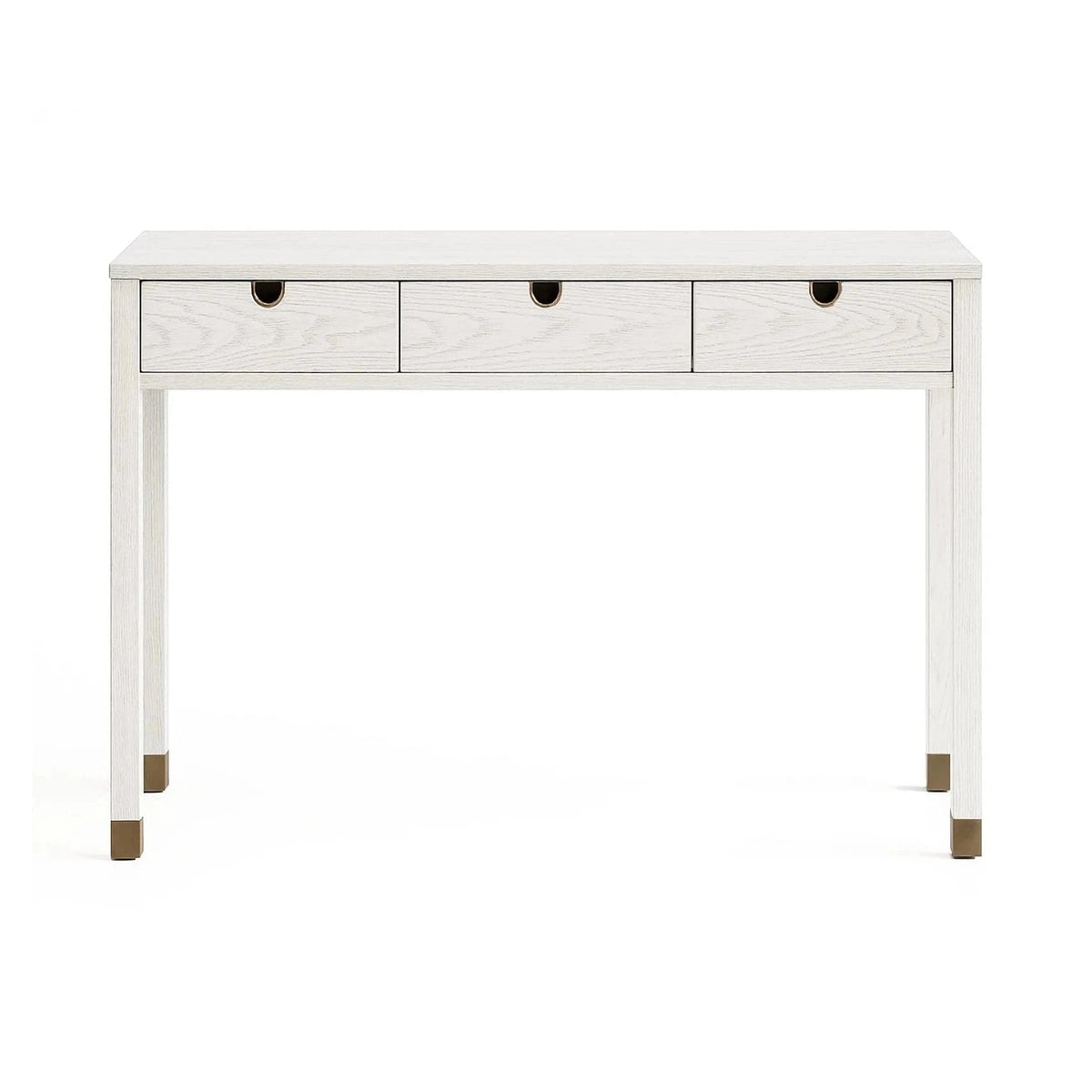 Alcudia Ivory Brushed & Antique Brass Dressing Table