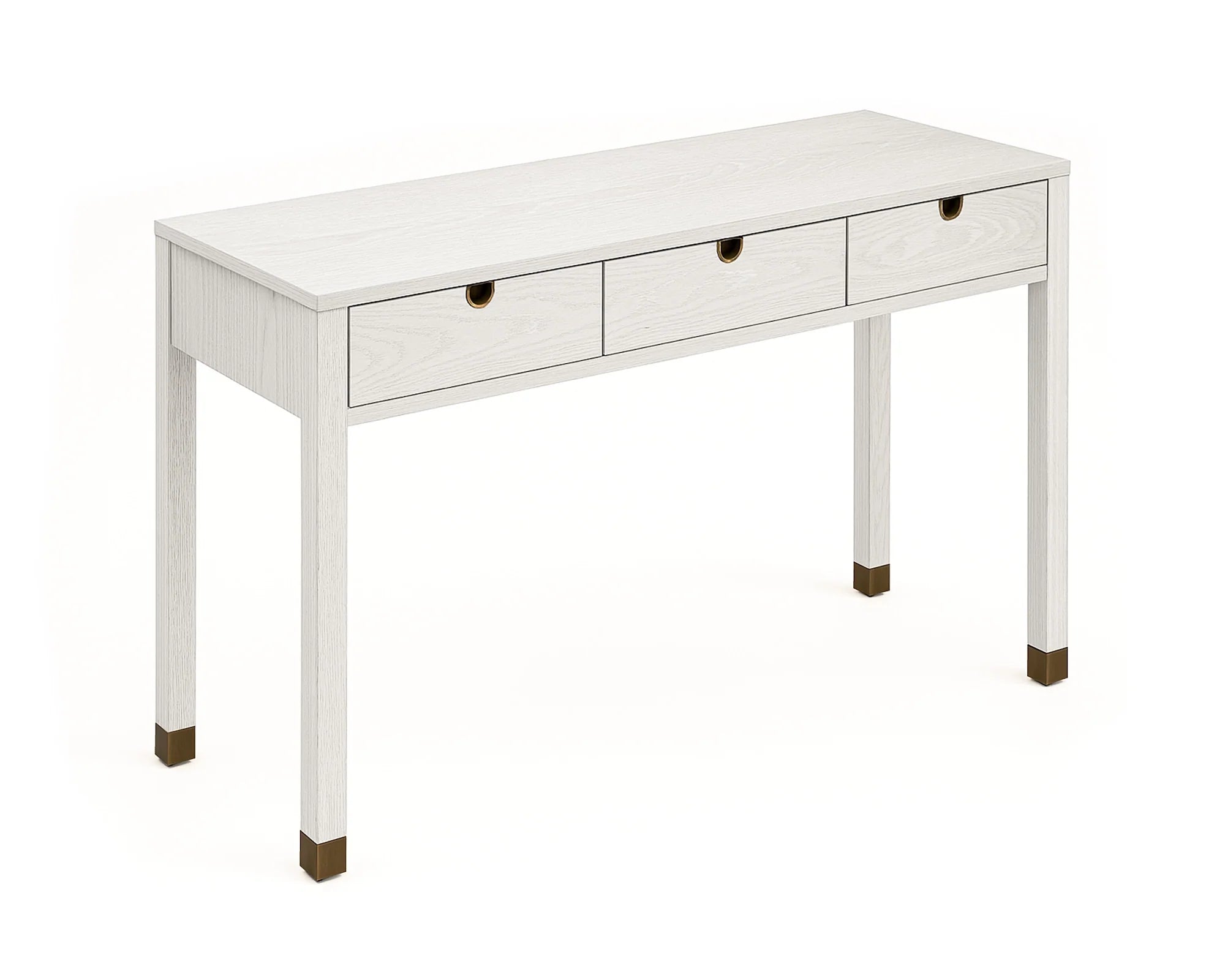 Alcudia Ivory Brushed & Antique Brass Dressing Table