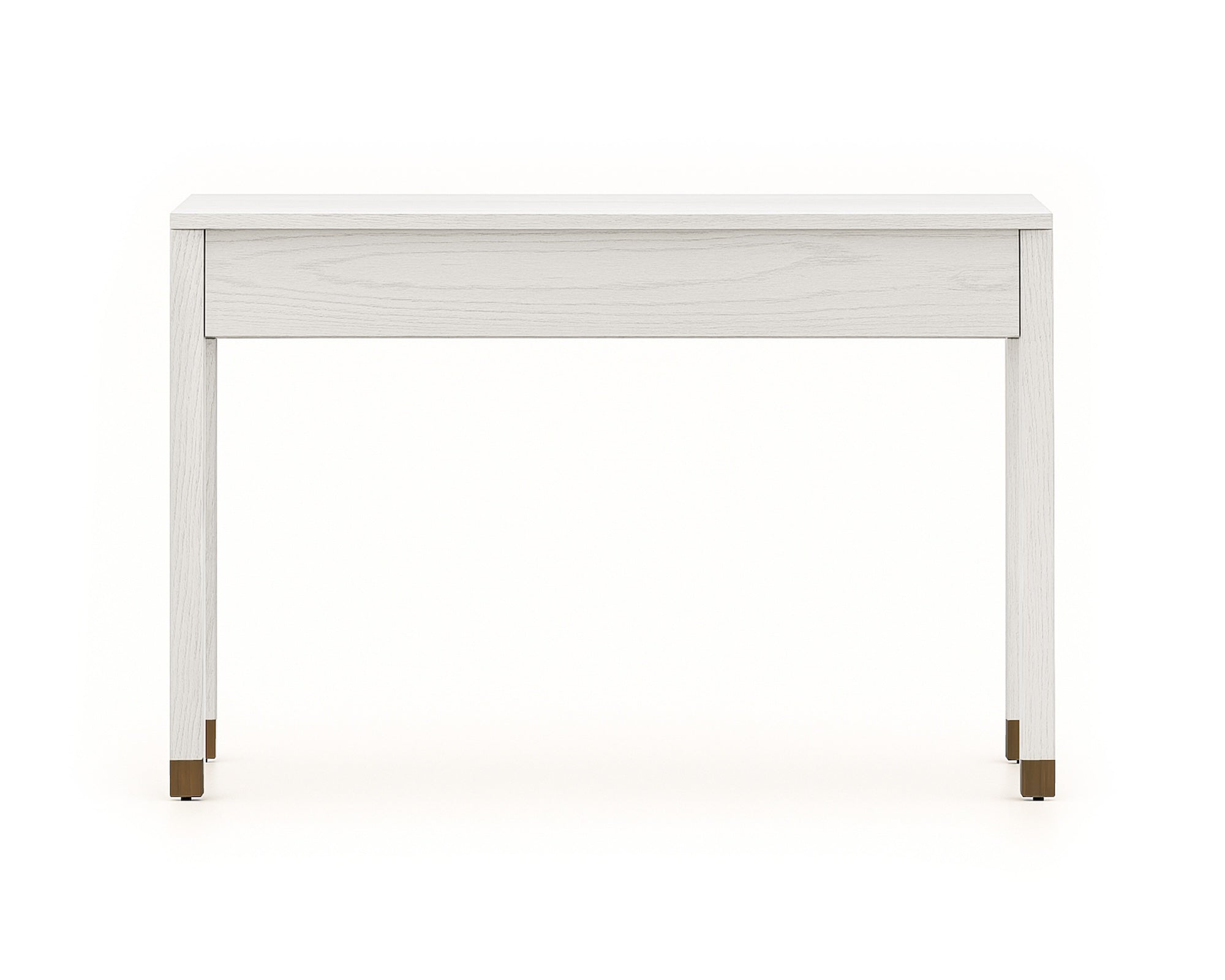 Alcudia Dressing Table - Ivory Brushed & Antique Brass