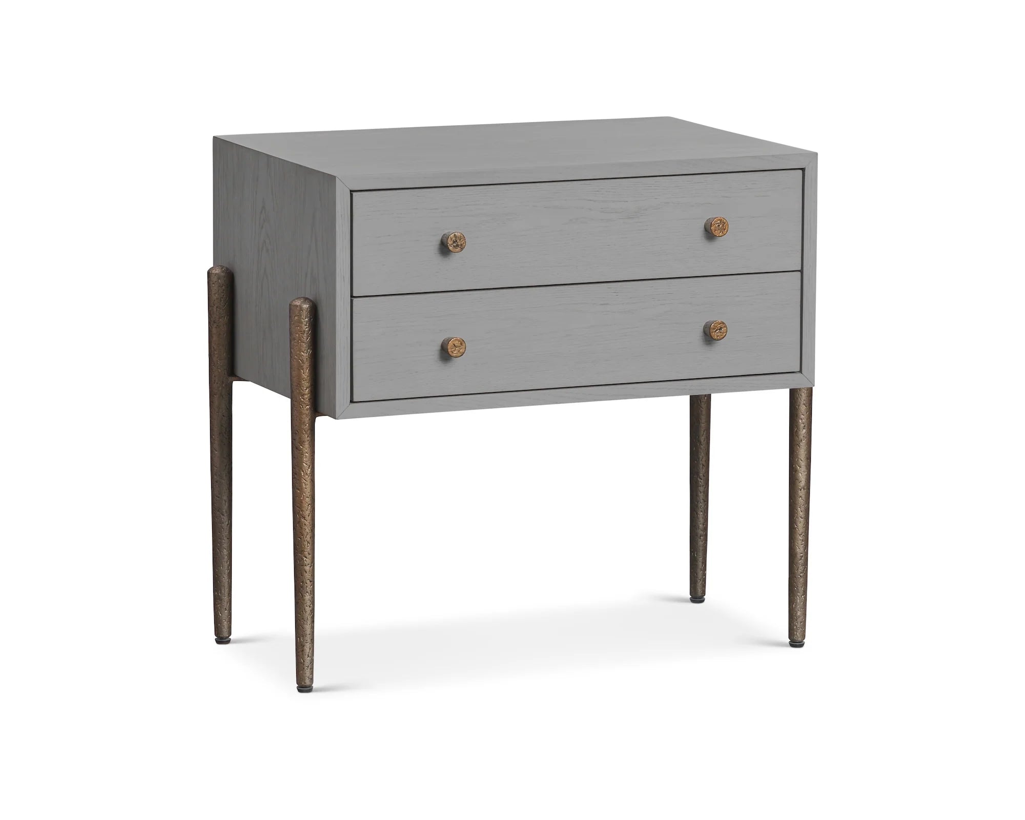 Nella London Fog Bedside Table