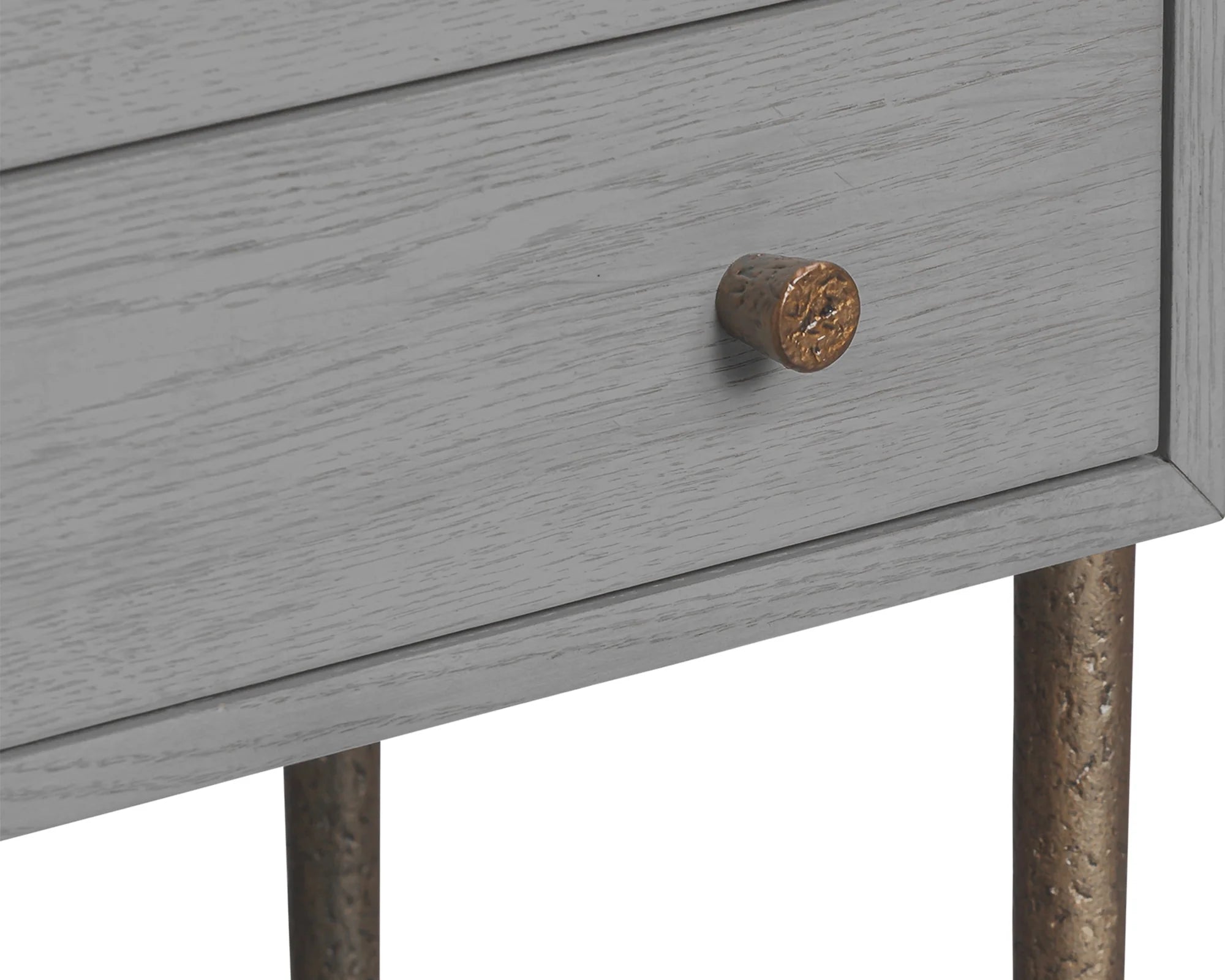 Nella London Fog Bedside Table