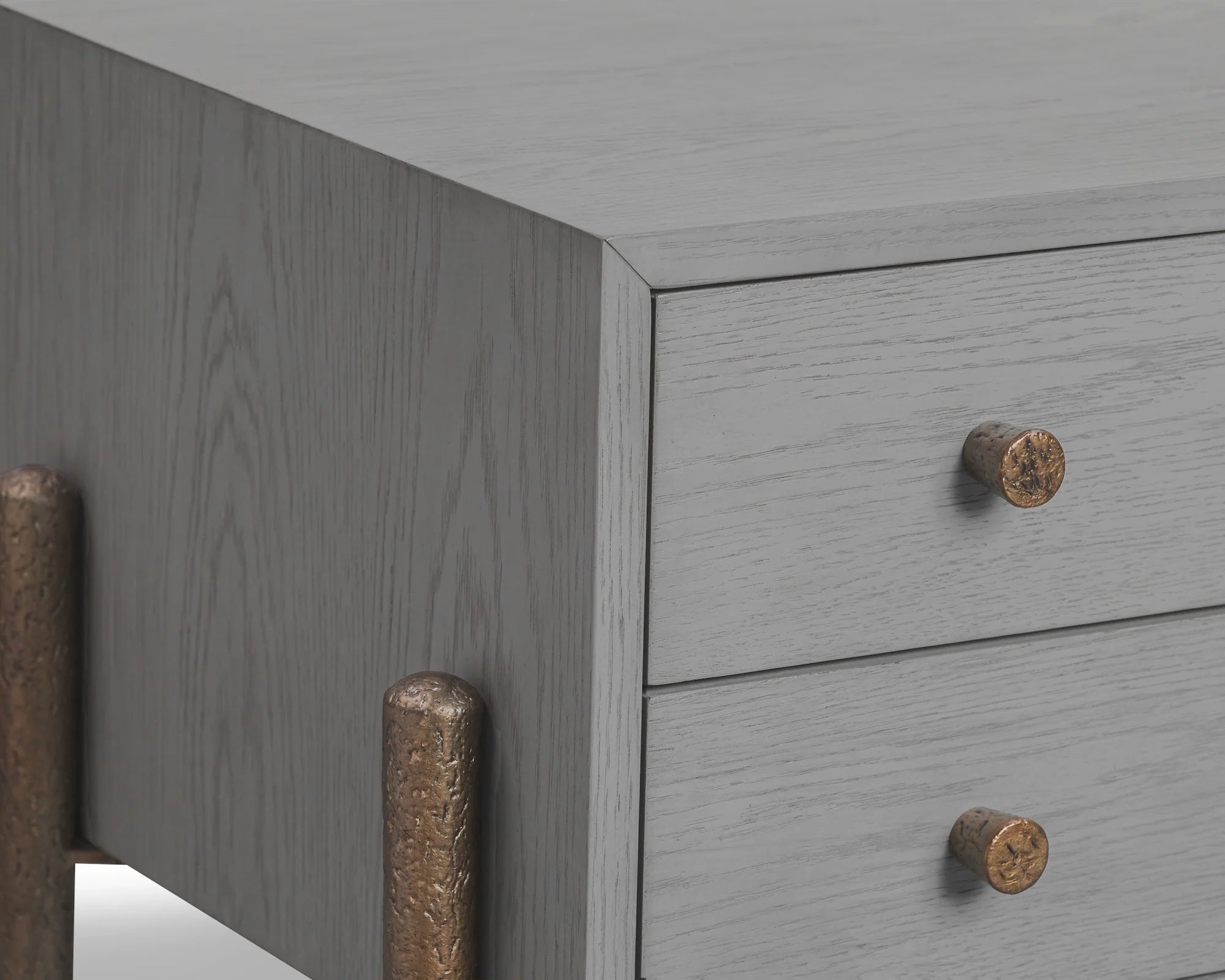 Nella London Fog Bedside Table