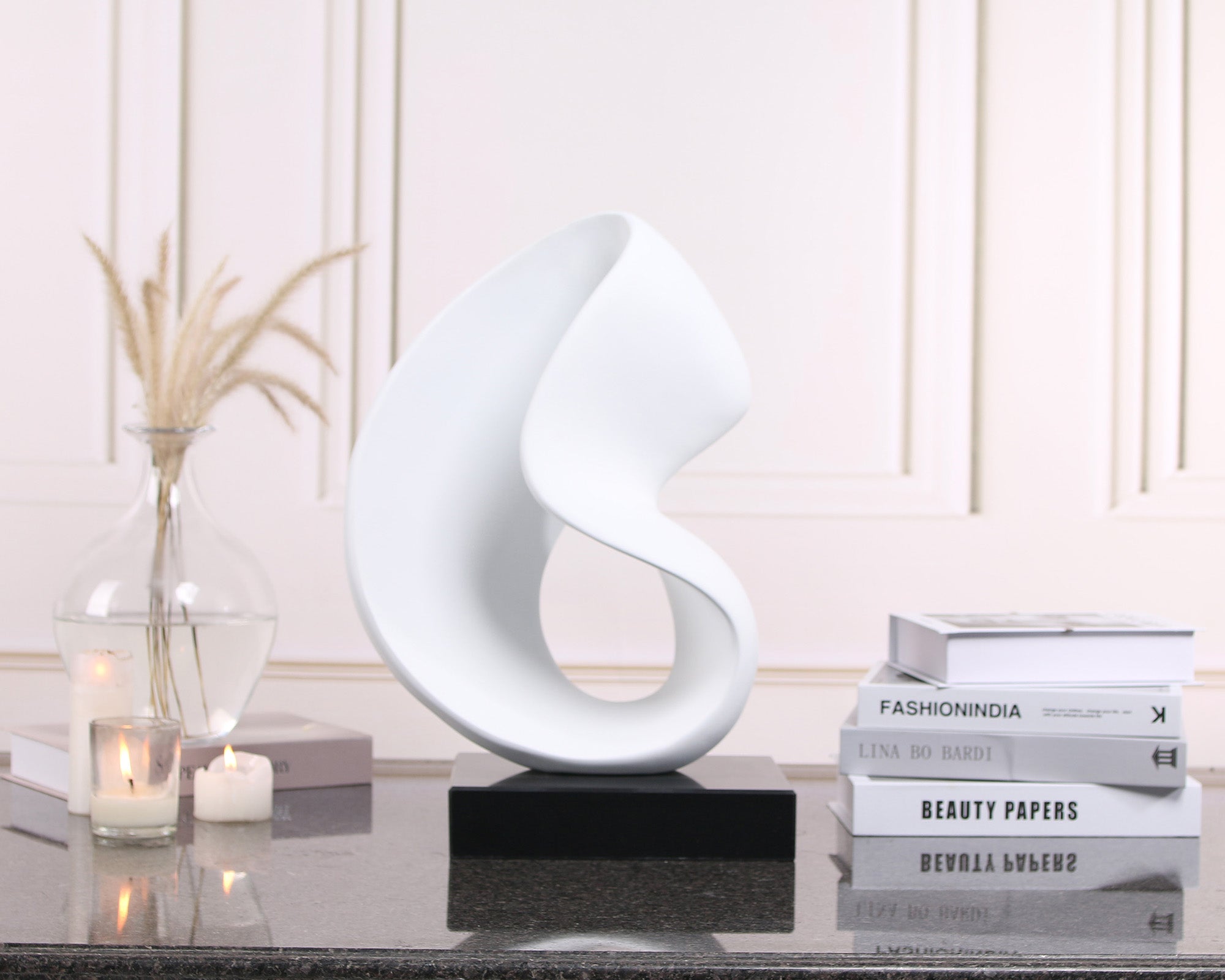 Lorenzo Abstract Sculpture - Black & White