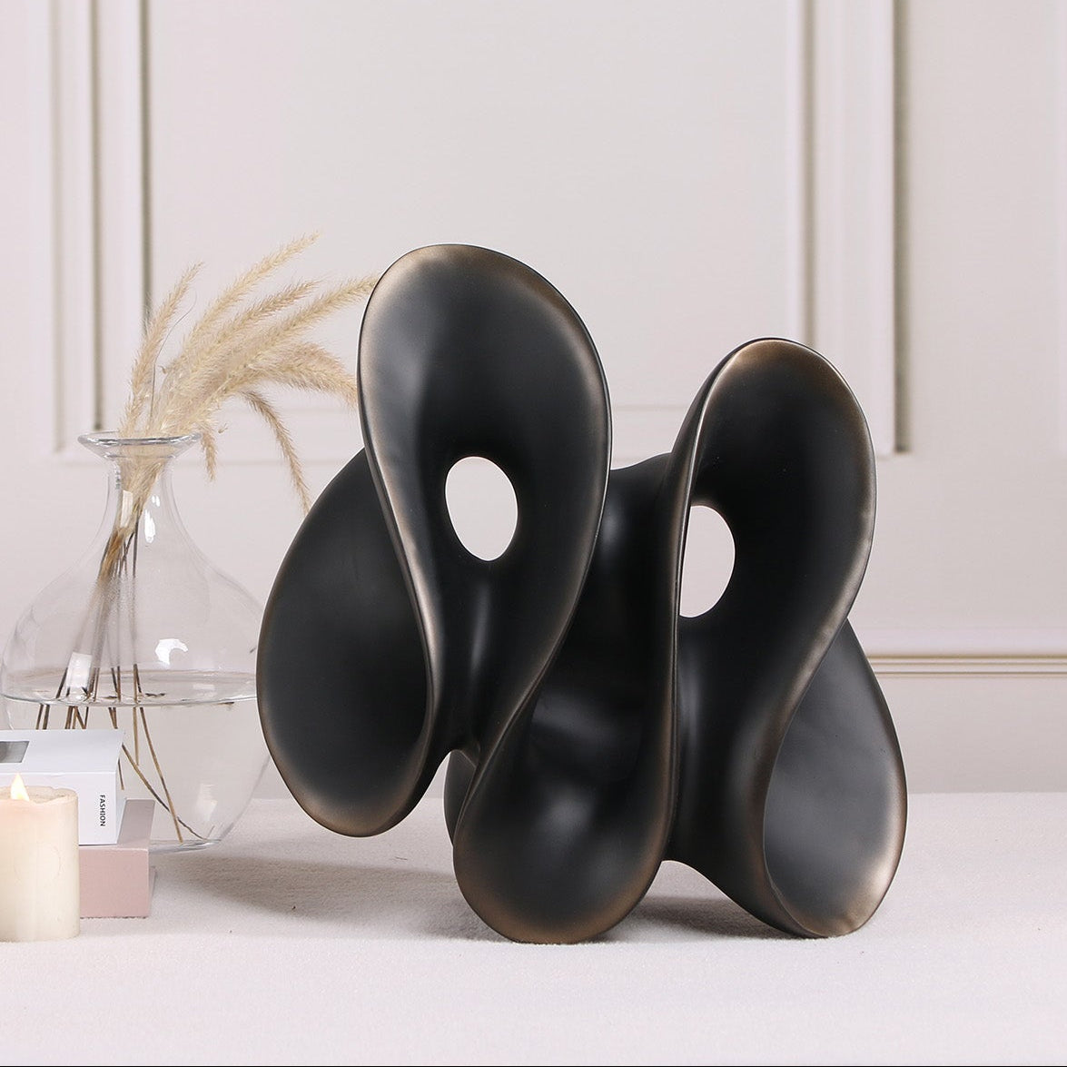 Blakely Dark Bronze Abstract Sculpture