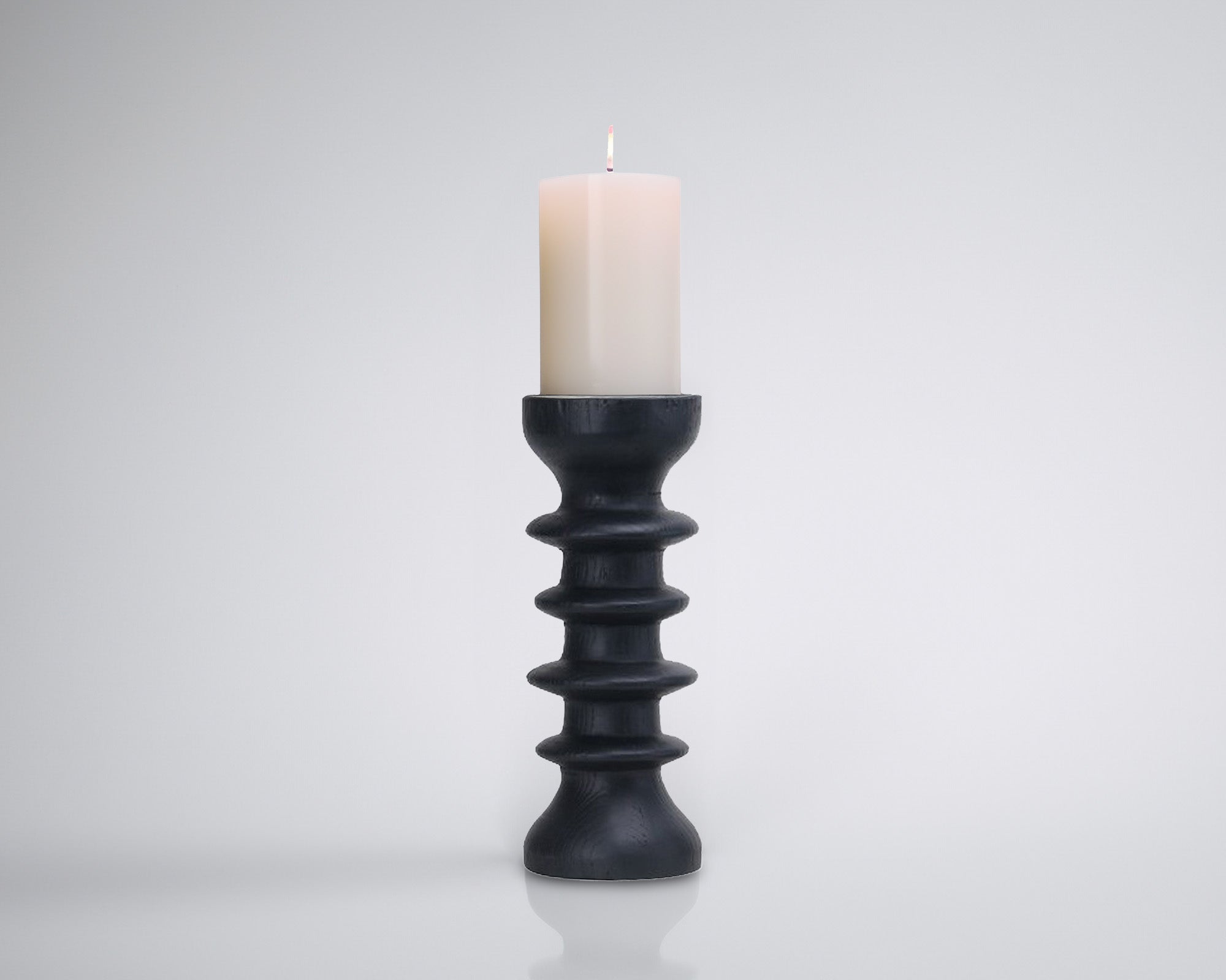 Genaro Candle Holder - Black