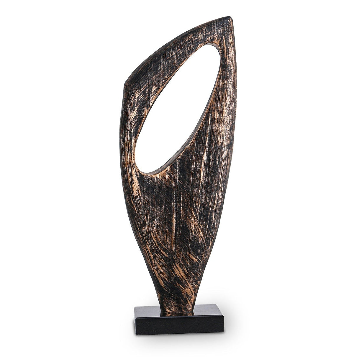 Armando Antique Bronze & Black Marble Sculpture
