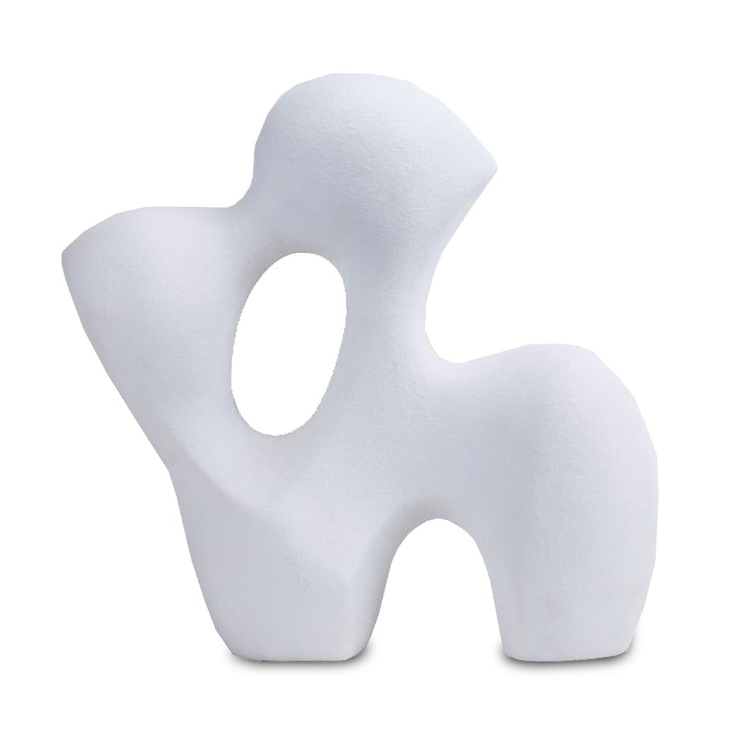 Ava White Resin Sculpture