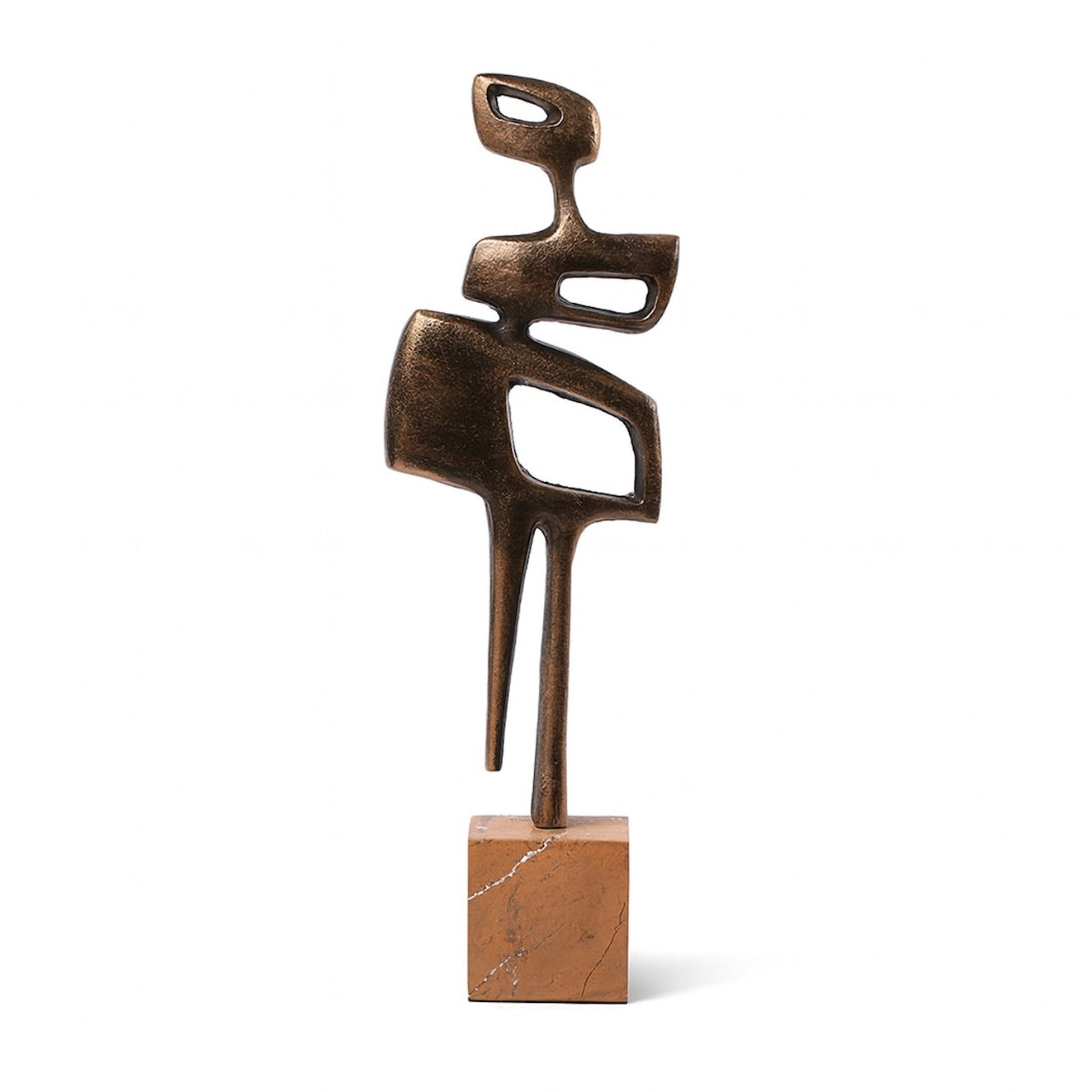 Thalassa Golden Bronze & Marble Sculpture