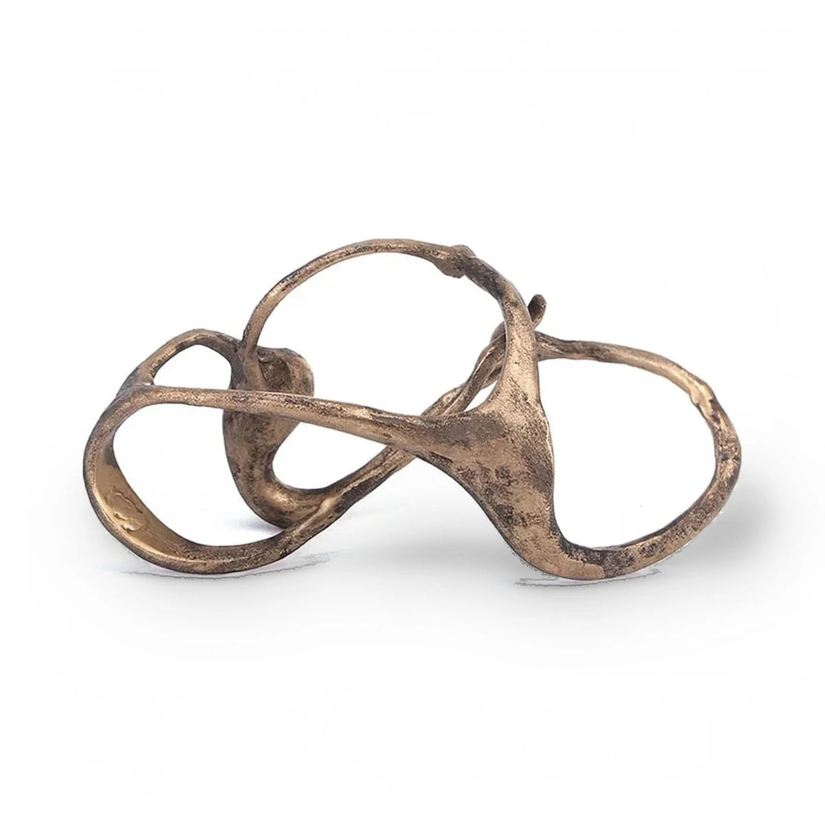 Aion Golden Bronze Aluminium Sculpture