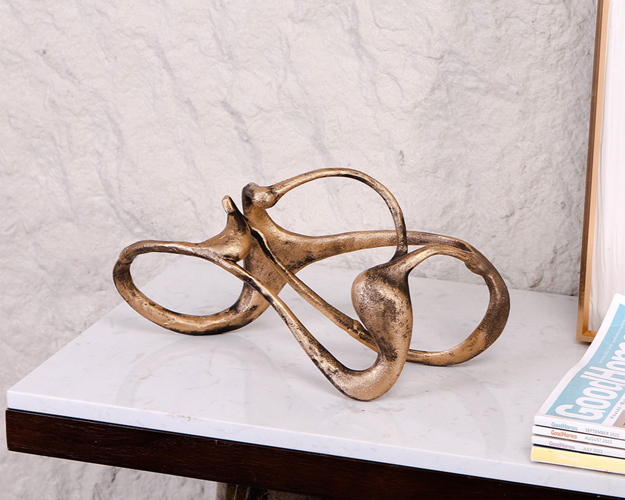 Aion Golden Bronze Sculpture