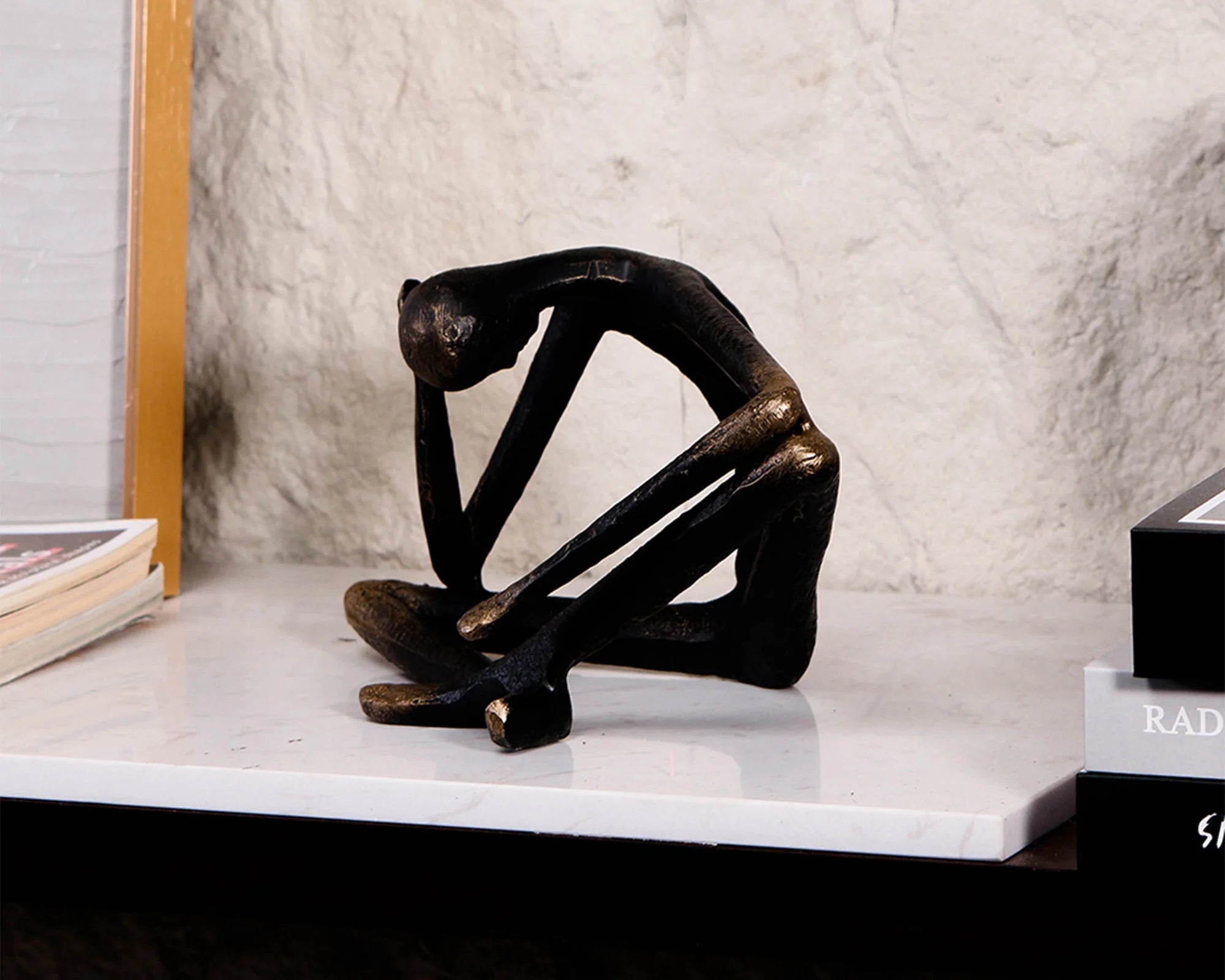 Solon Dark Bronze Aluminium Sculpture