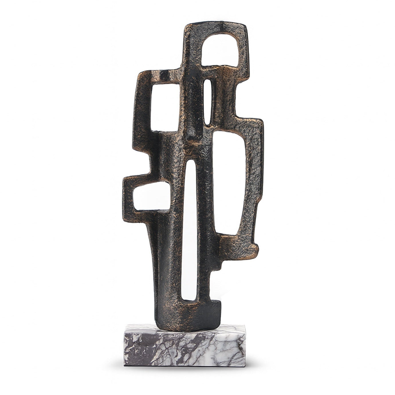 Talos Dark Bronze & Marble Sculpture