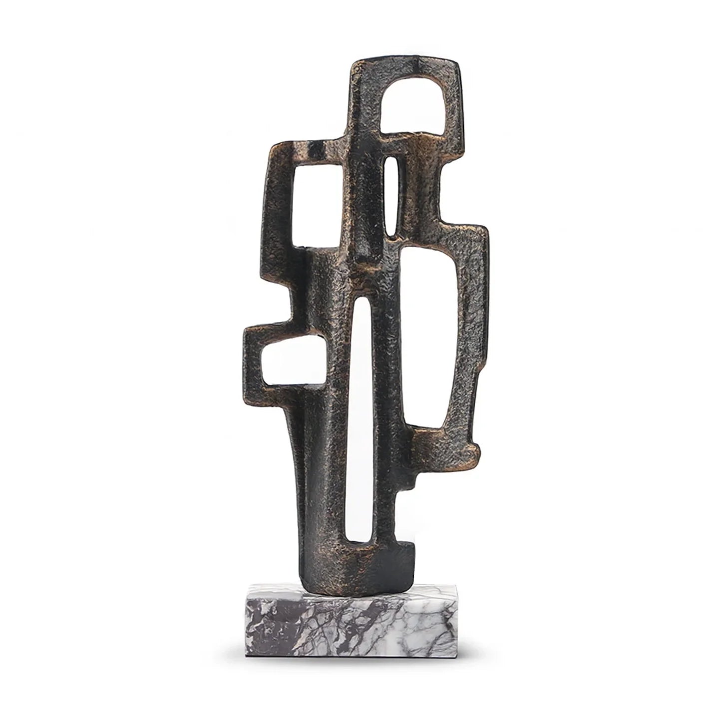 Talos Dark Bronze Aluminium & Marble Sculpture