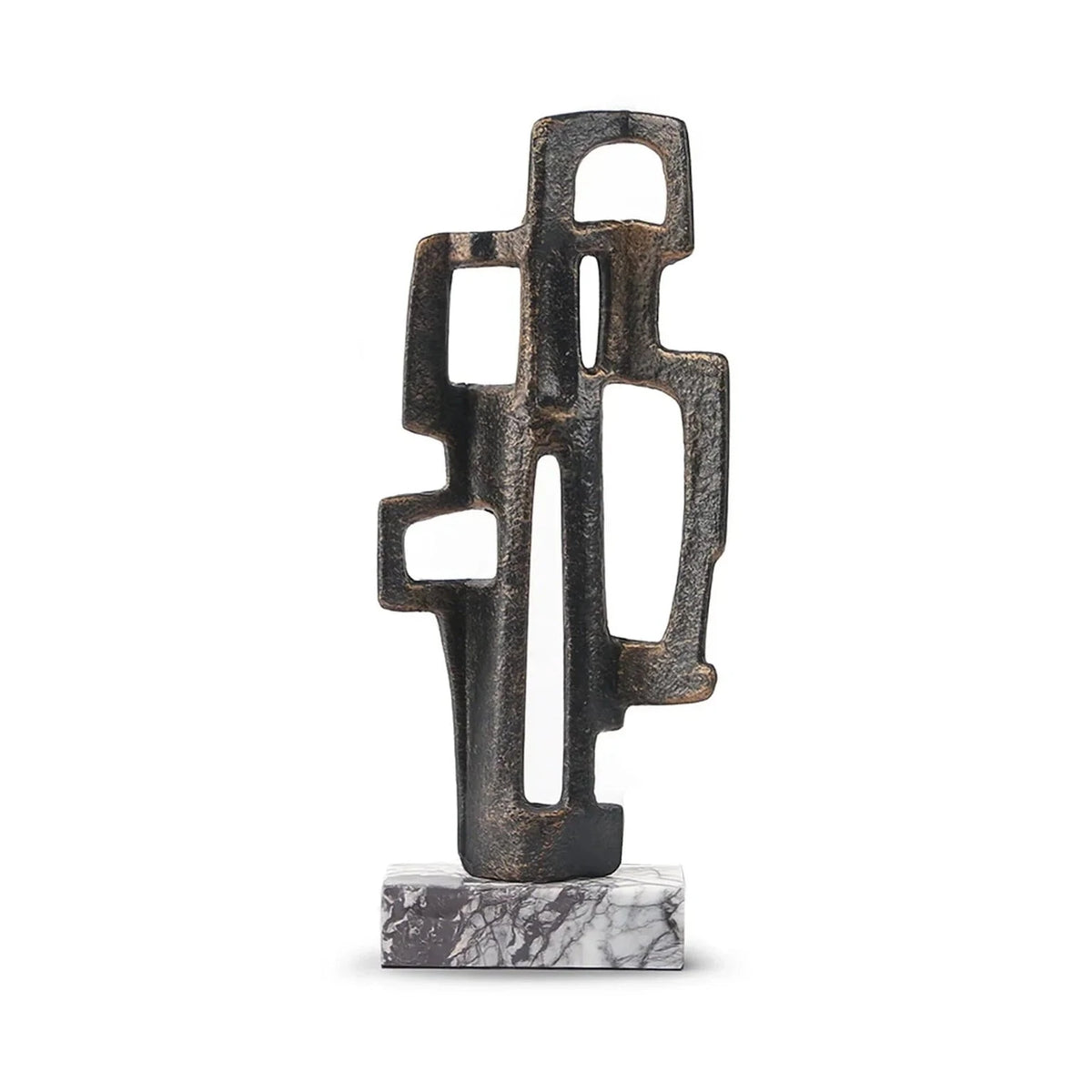 Talos Dark Bronze Aluminium & Marble Sculpture