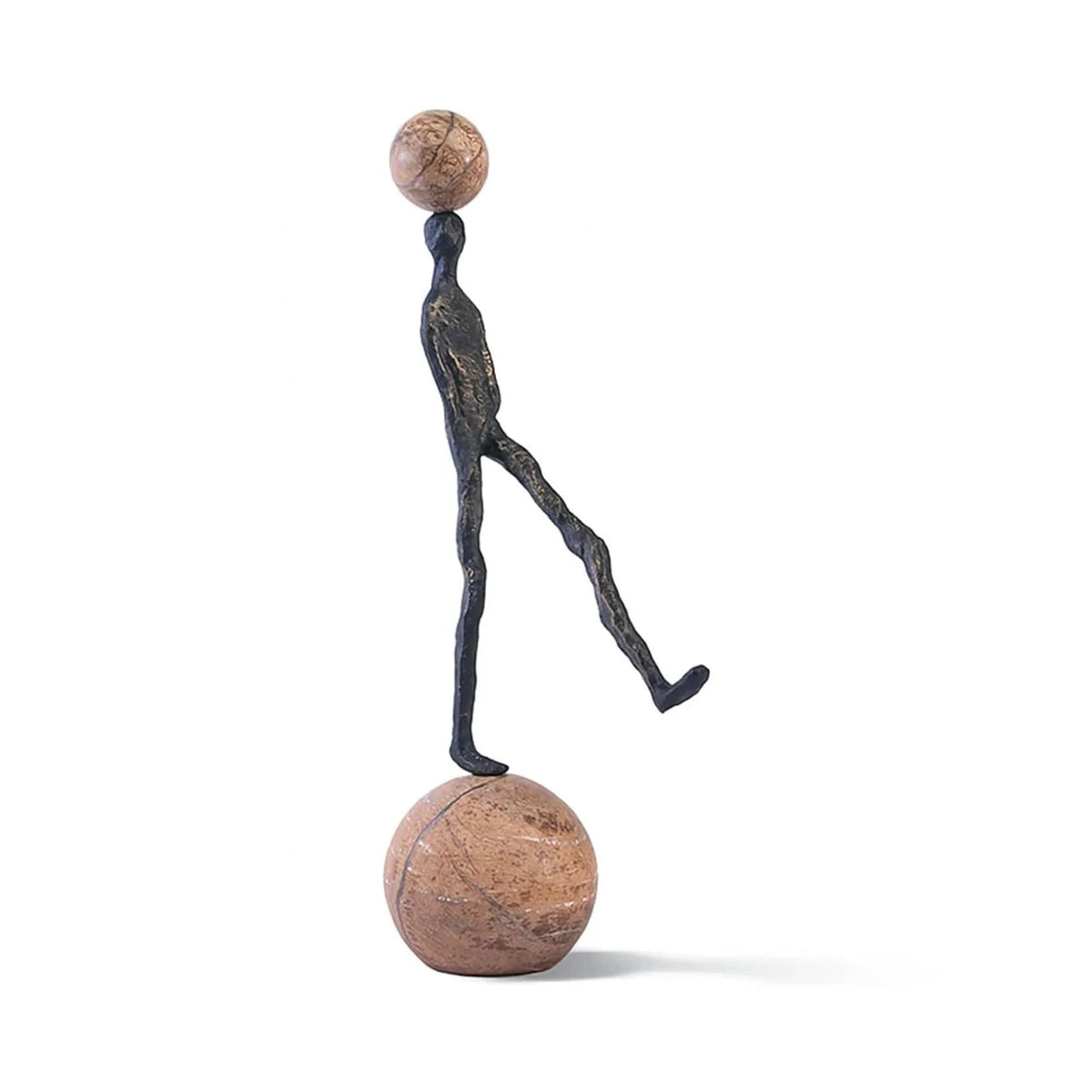 Motus Dark Bronze Aluminium & Marble Sculpture